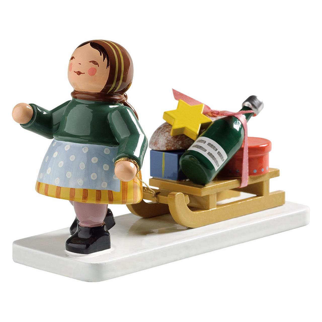 Girl with Sleigh