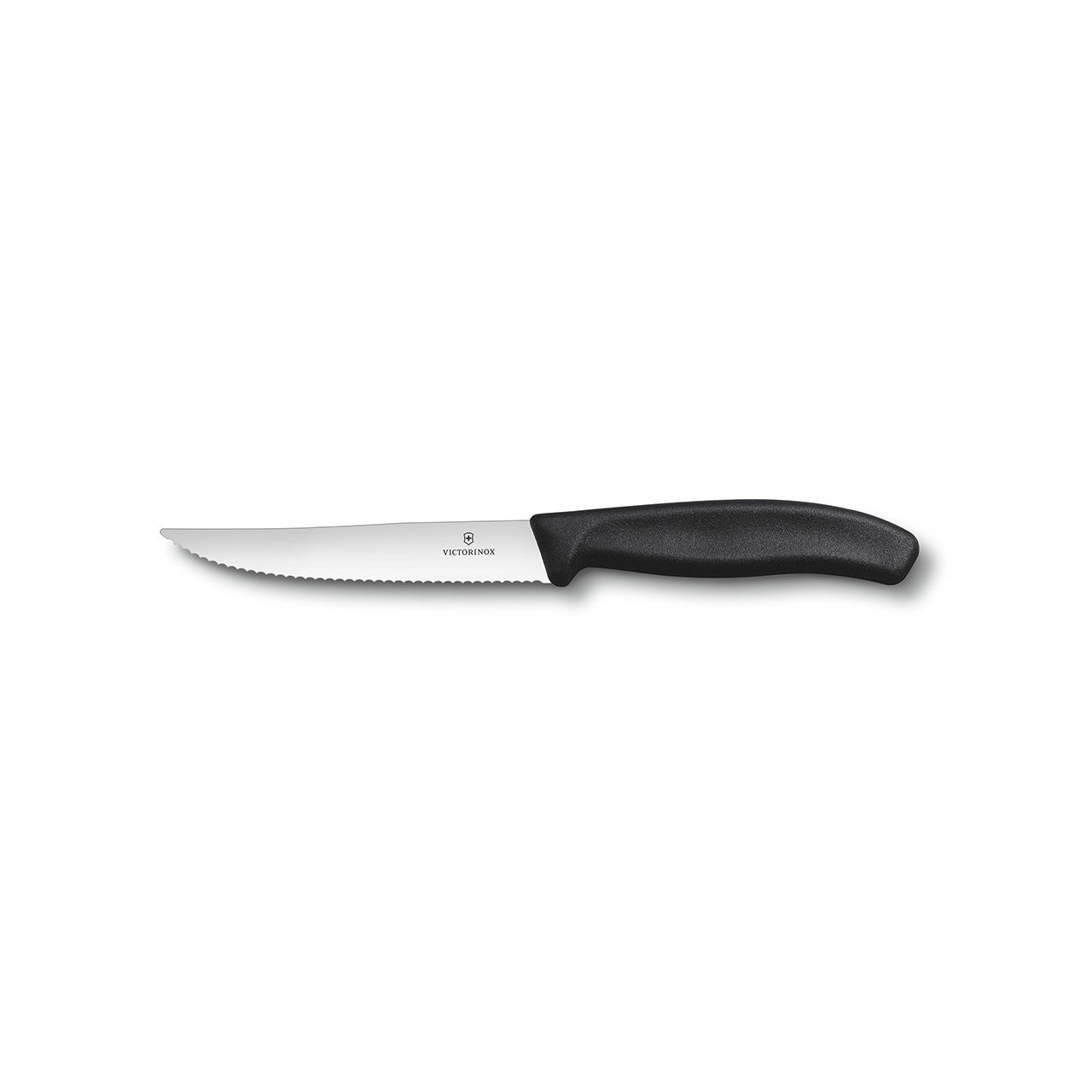 Steak Knife Wavy Edge 12 cm black