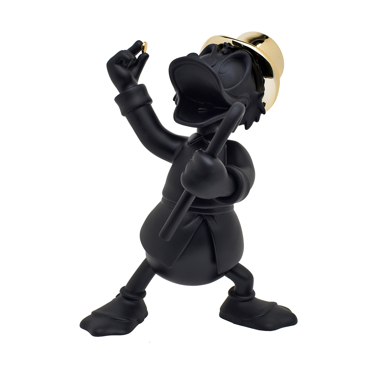 Uncle Scrooge 27 cm matt black/gold