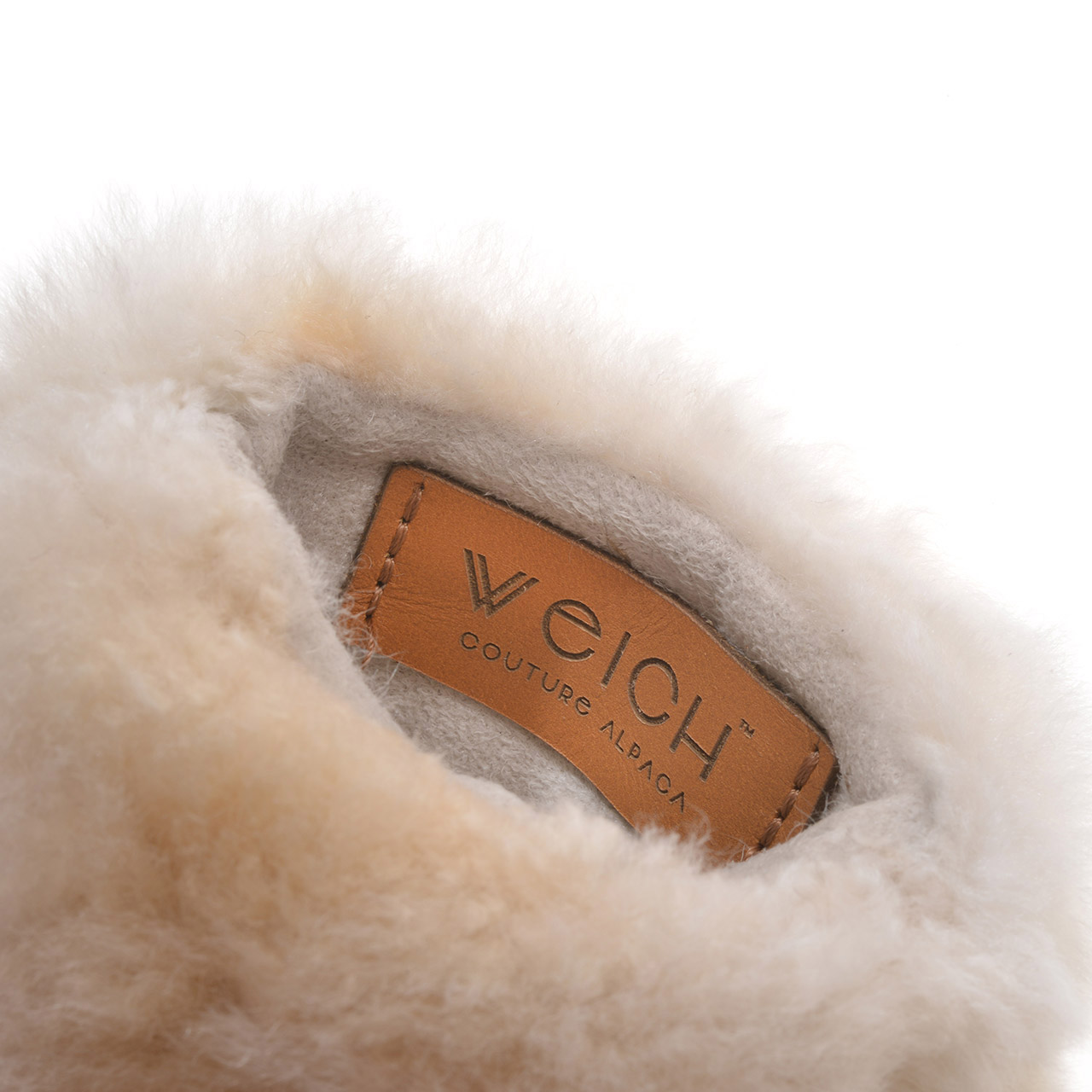 Hot Water Bottle Alpaca-Fur 1.8 l offwhite beige