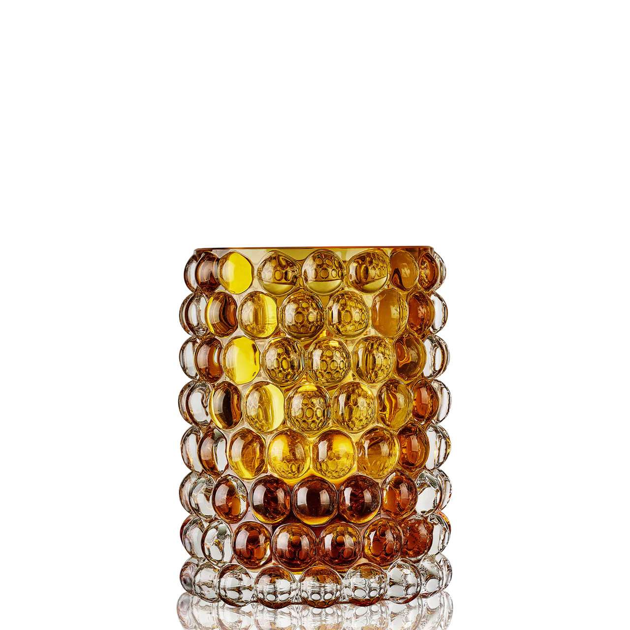 Lantern Boule large 18.5 cm amber