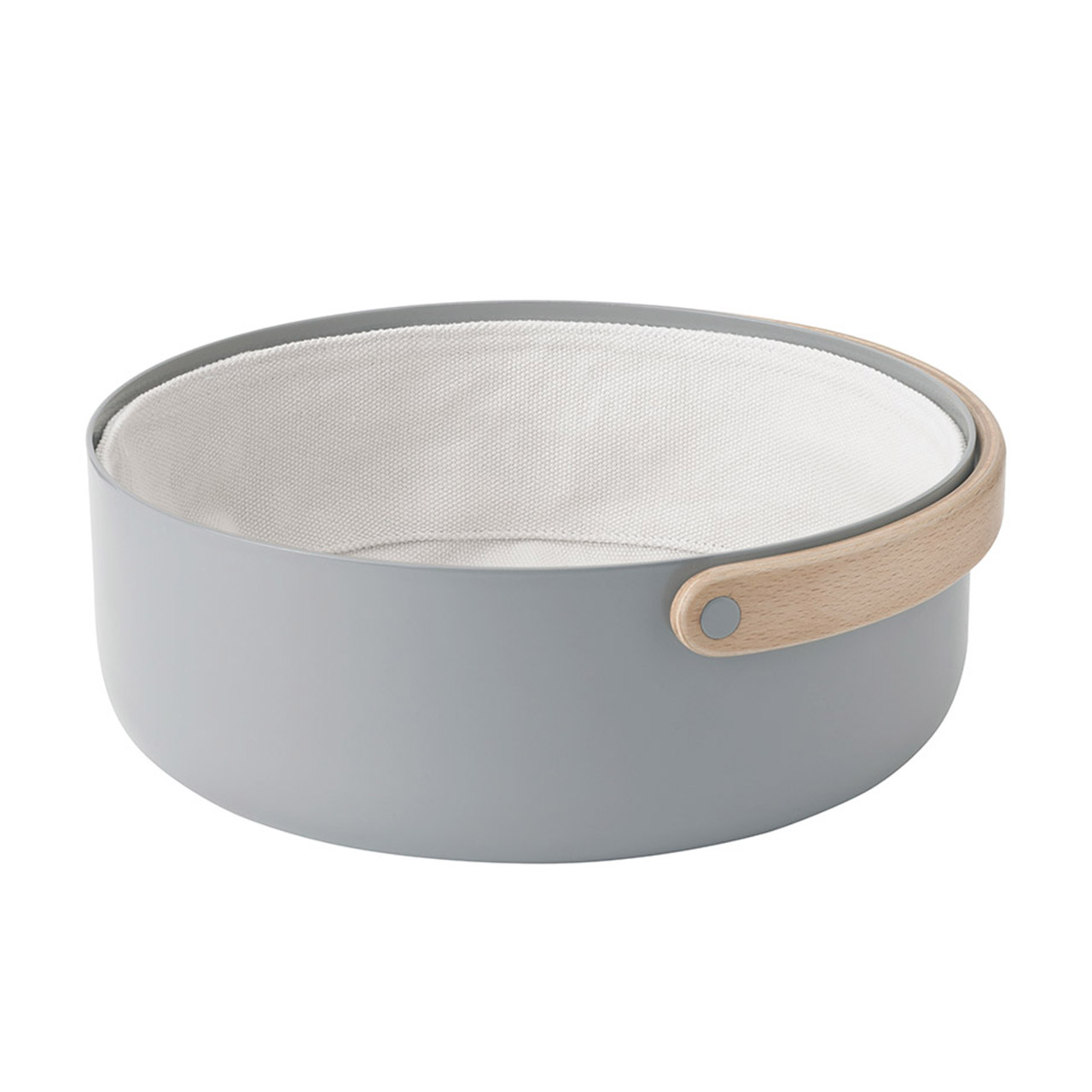 Bread Basket 23 cm grey