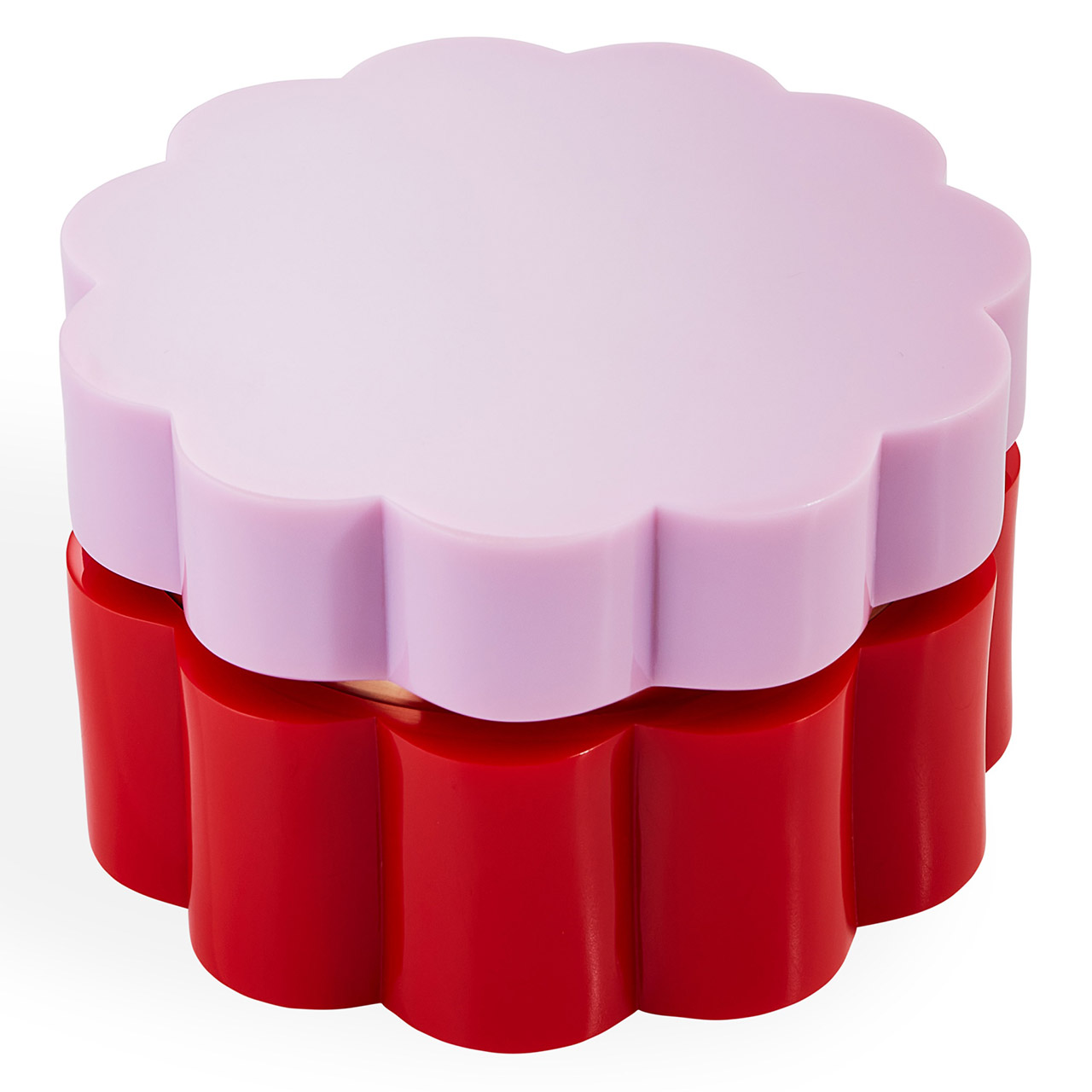 Acrylic Box small lavender/red