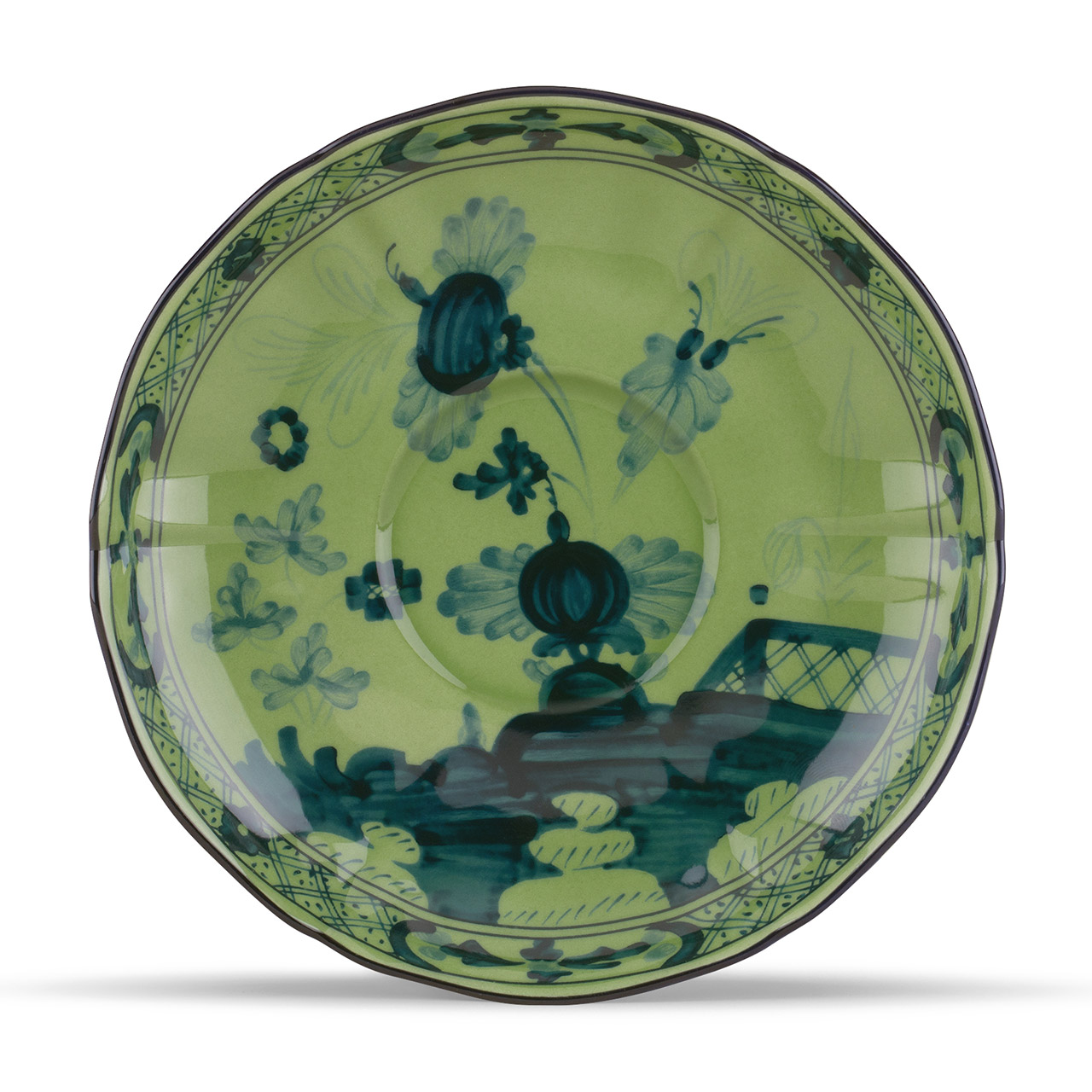 Tea Saucer only 15 cm malachite