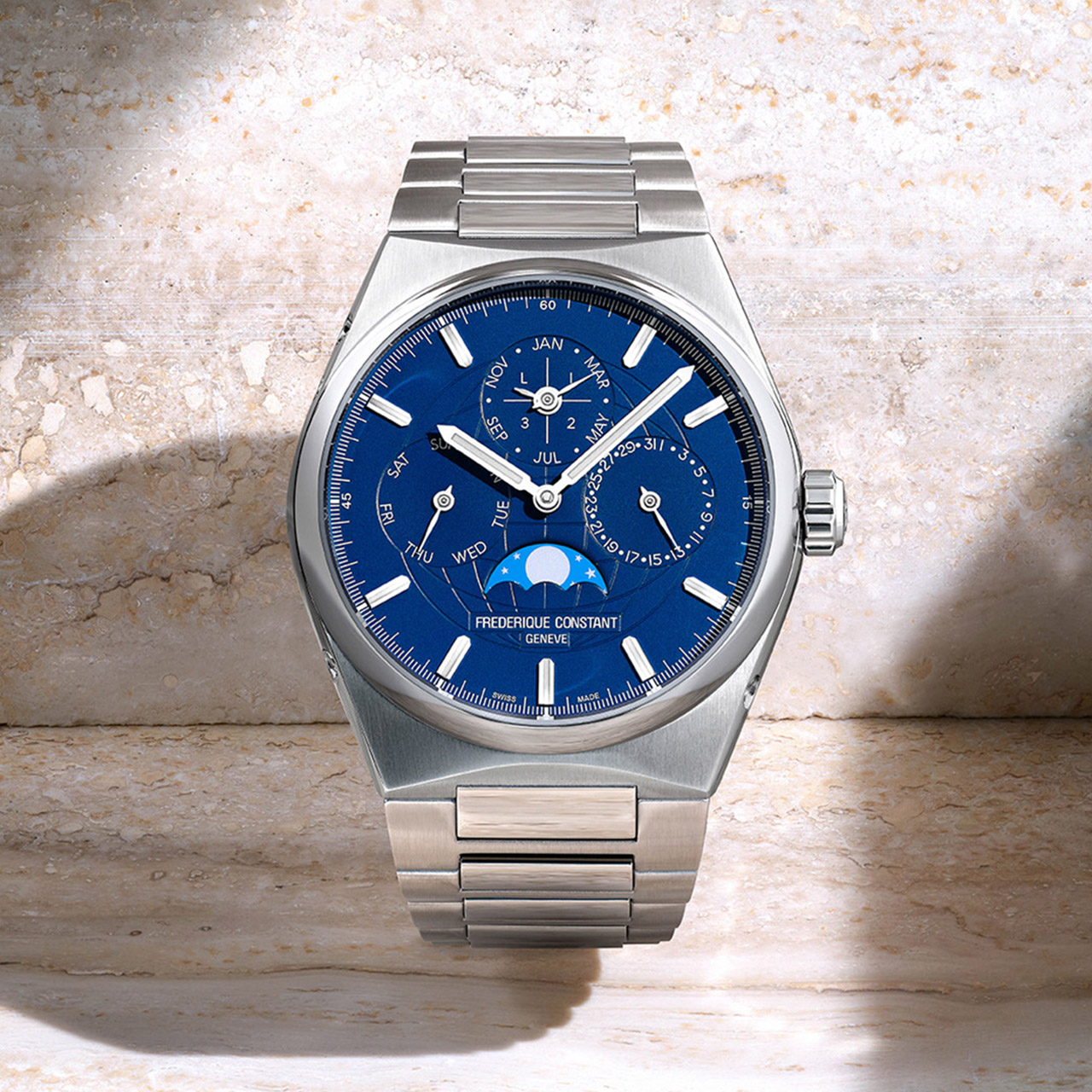 Watch Perpetual Calendar Manufacture blue