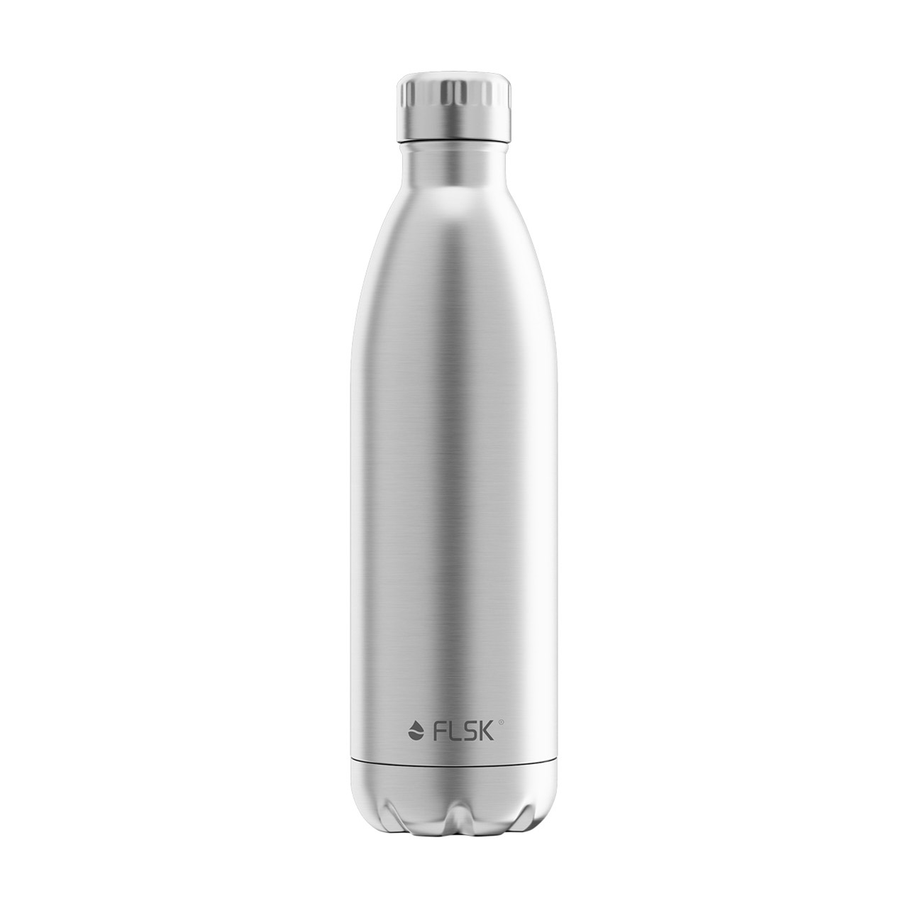 Isolierflasche 0,75 l silber