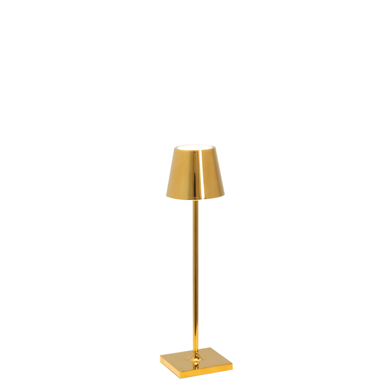 Table Lamp LED 27.5 cm dimmable glossy gold