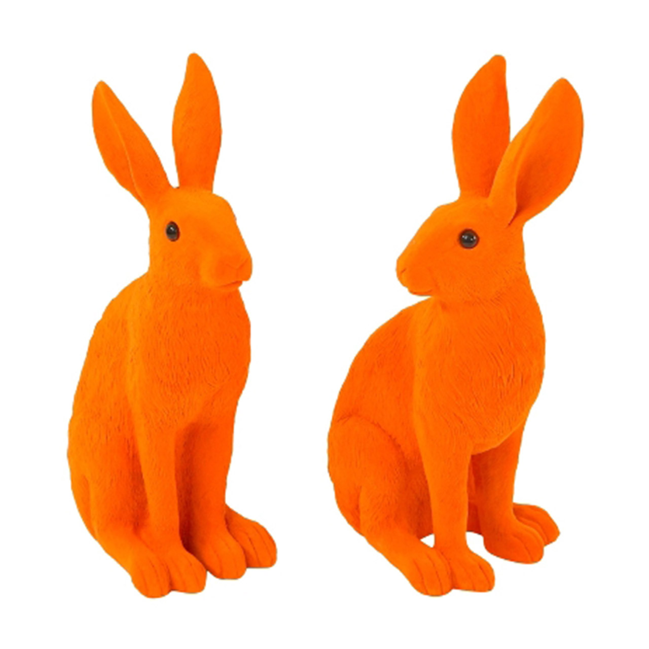 Hase 16x11x35 cm orange 