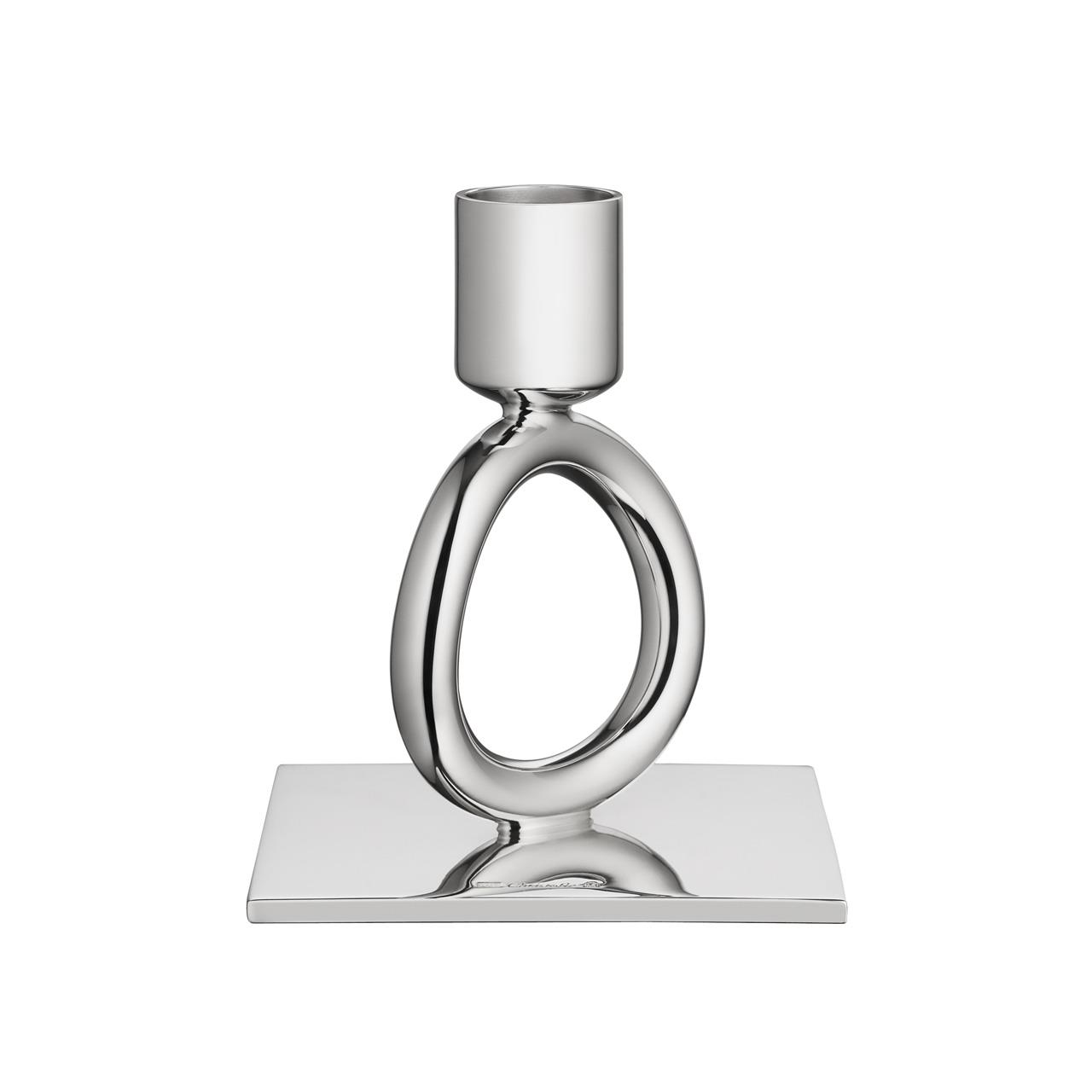 Candlestick 10 cm silver plated