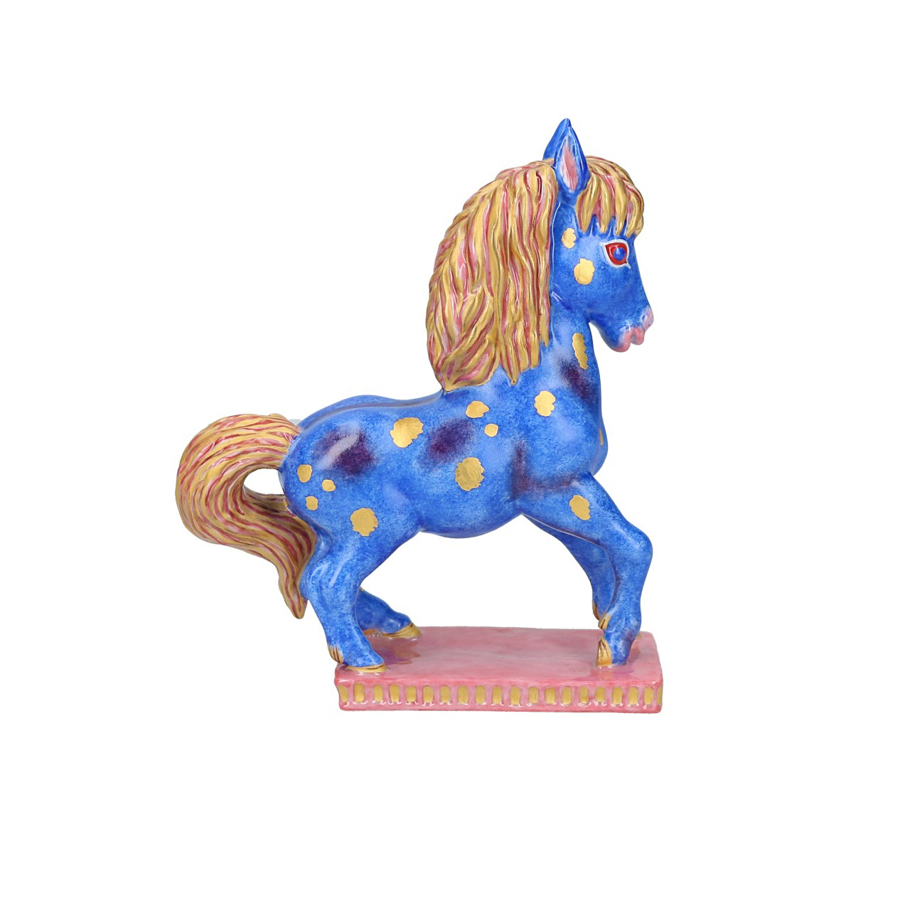 Märchenpony B3 blau-gold