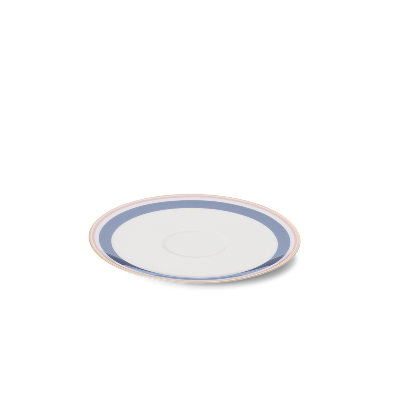 Coffee saucer only 16 cm blue/pink