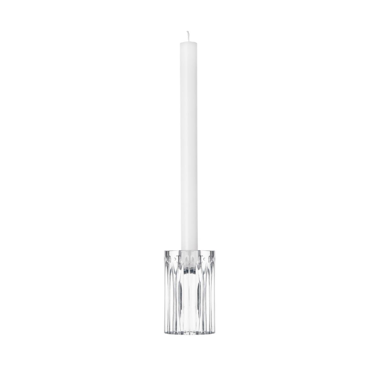 Candlestick 10.5 cm clear