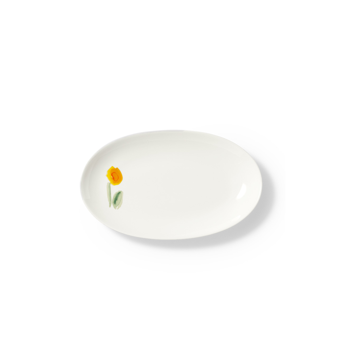 Side dish oval 24 cm yellow