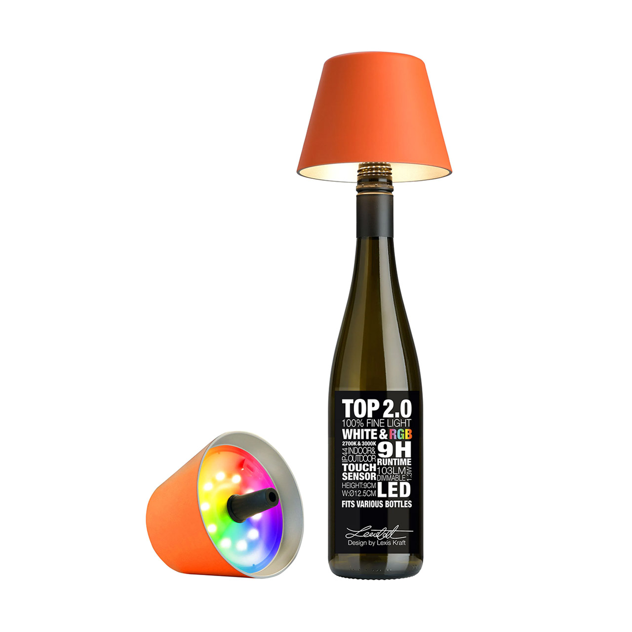 Bottle Light LED dimmable orange