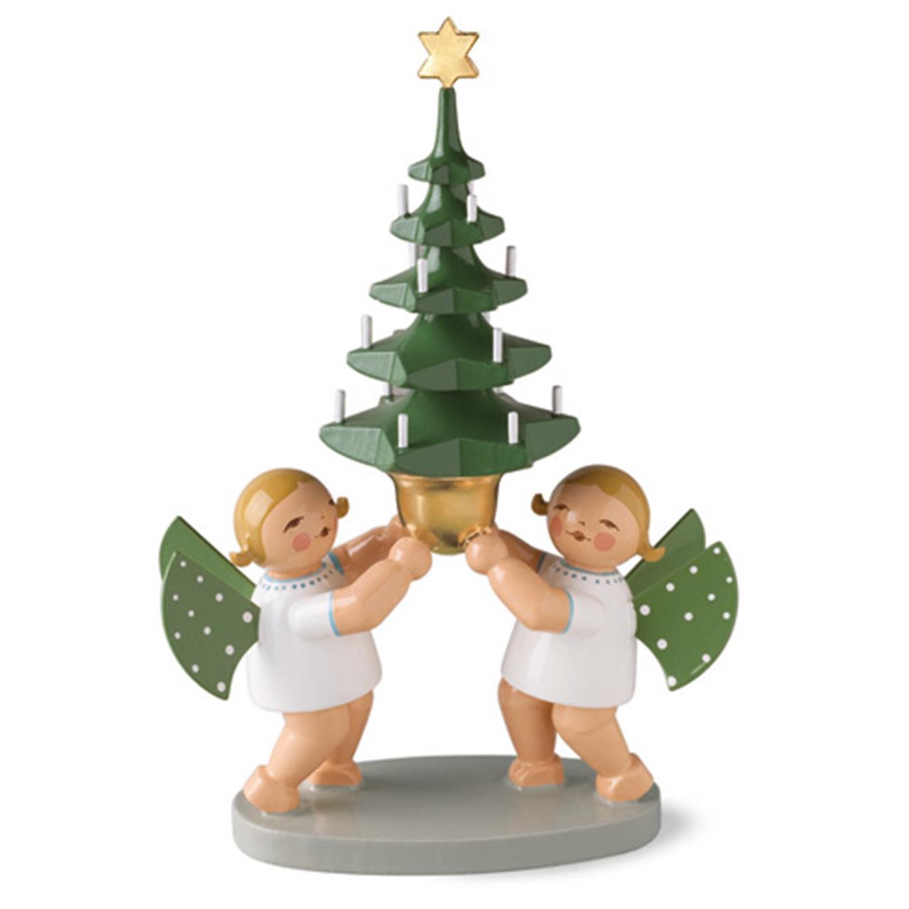 Group of Angels with Tree