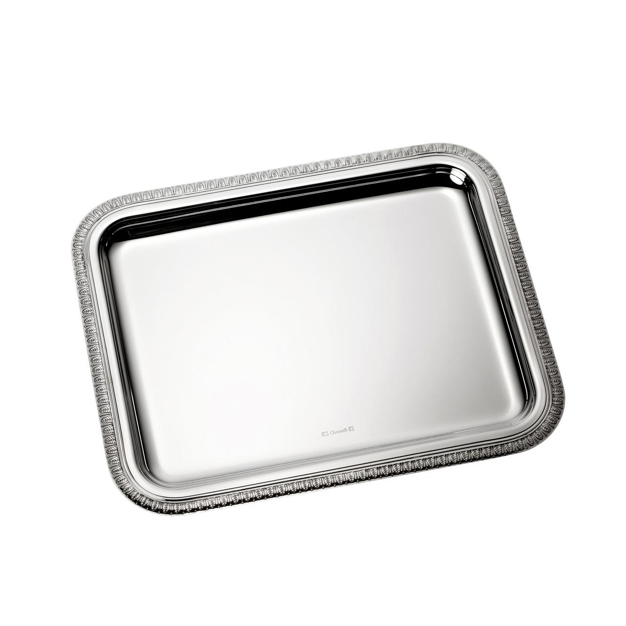 Tray rectangular 26x20 cm silver plated