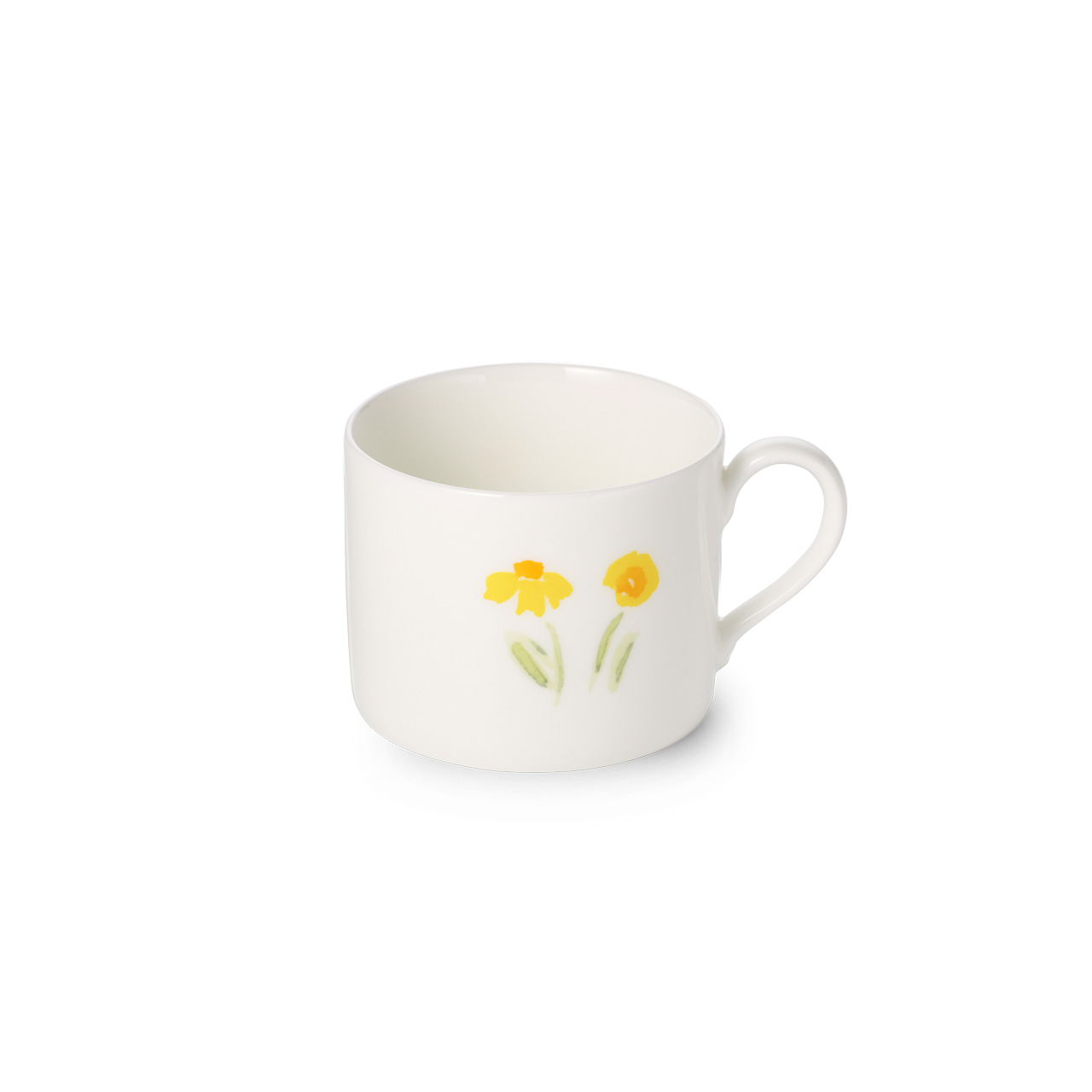 Coffee cup only cylindrical 0.25 l yellow