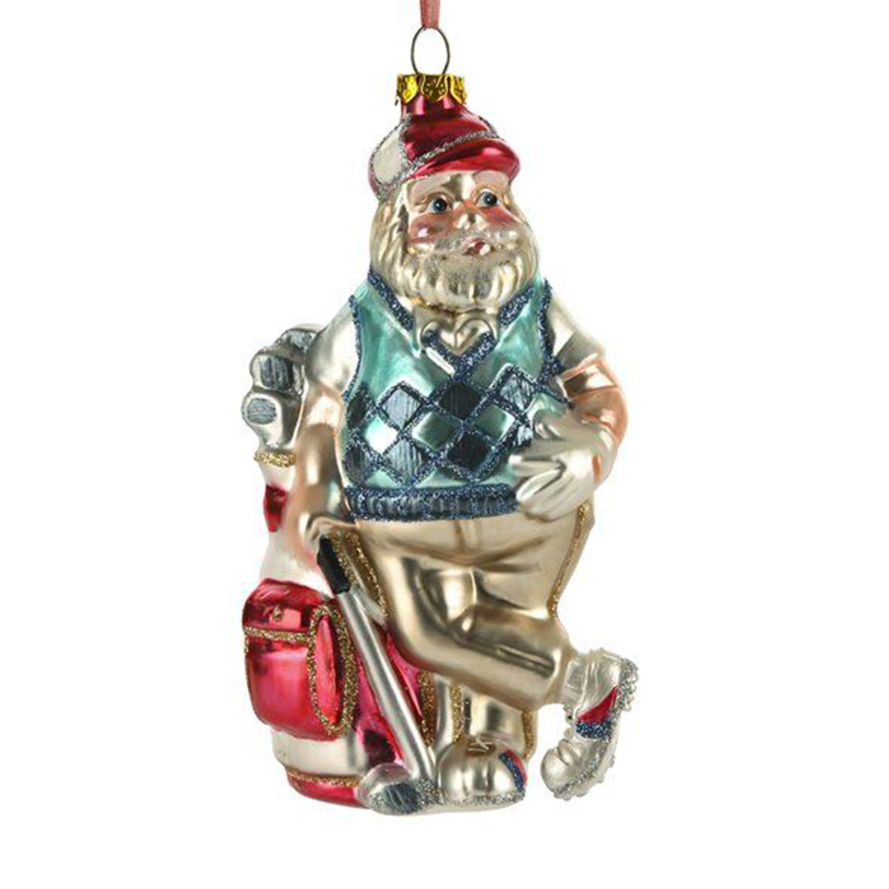 Hanger Santa Golfer multicolored