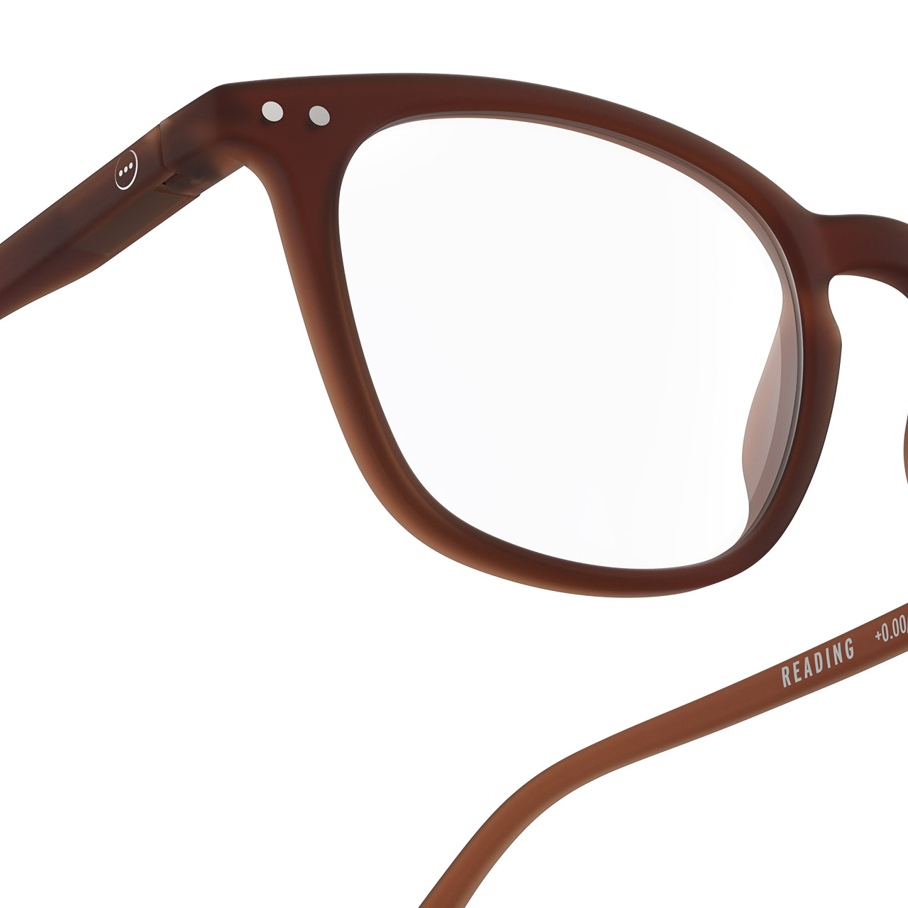 Reading Glasses Mahogany +2.50