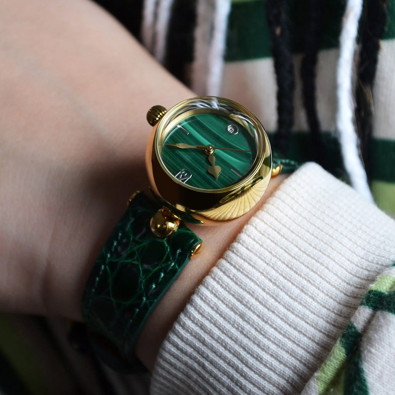 Wristwatch automatic green