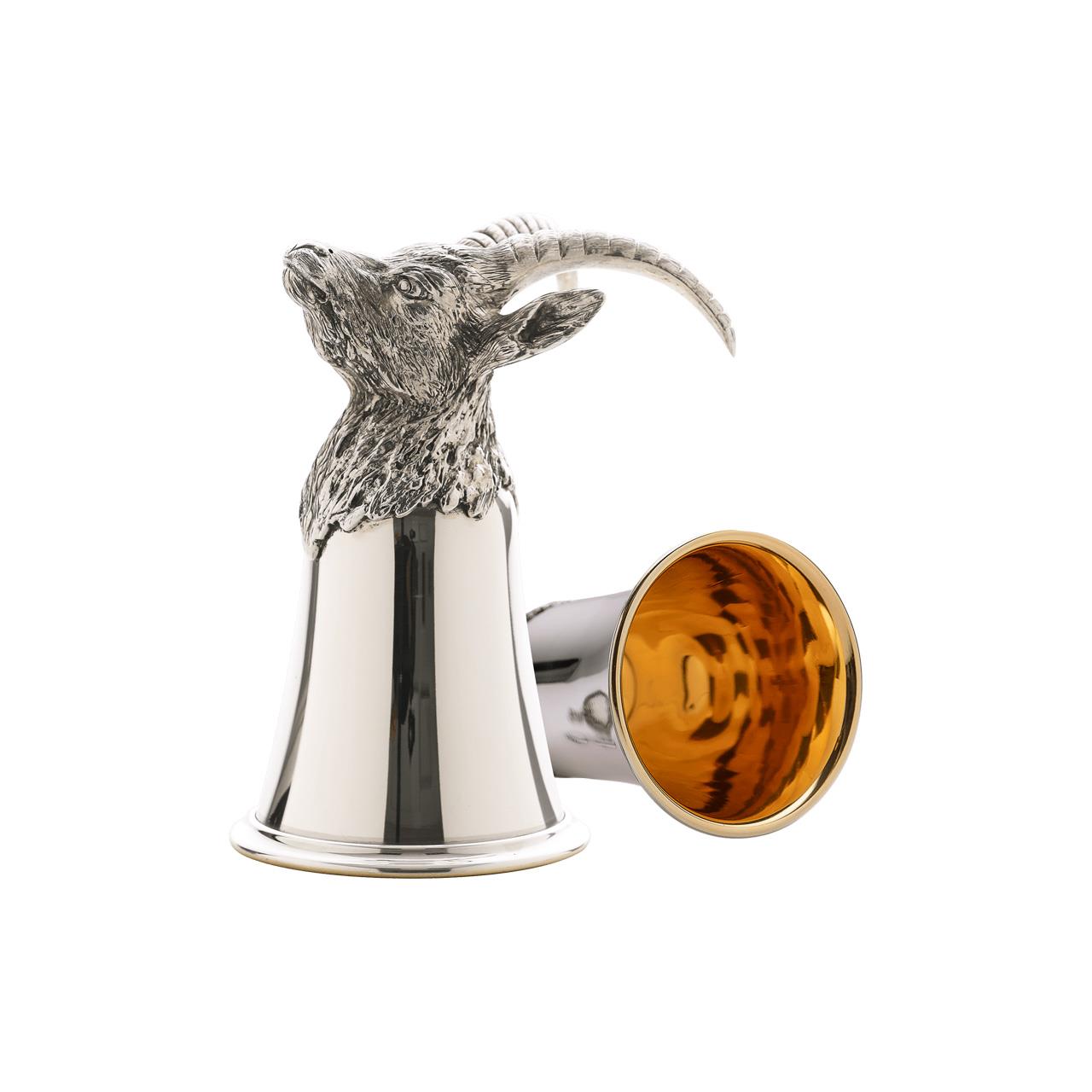 Animal Mug Ibex sterling silver