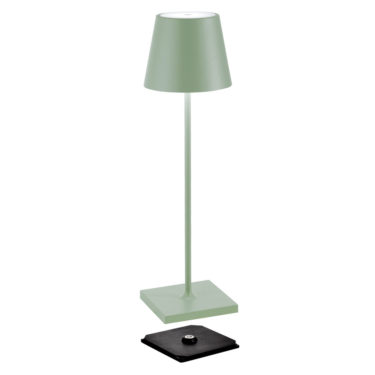 Table Lamp LED 38 cm dimmable sage