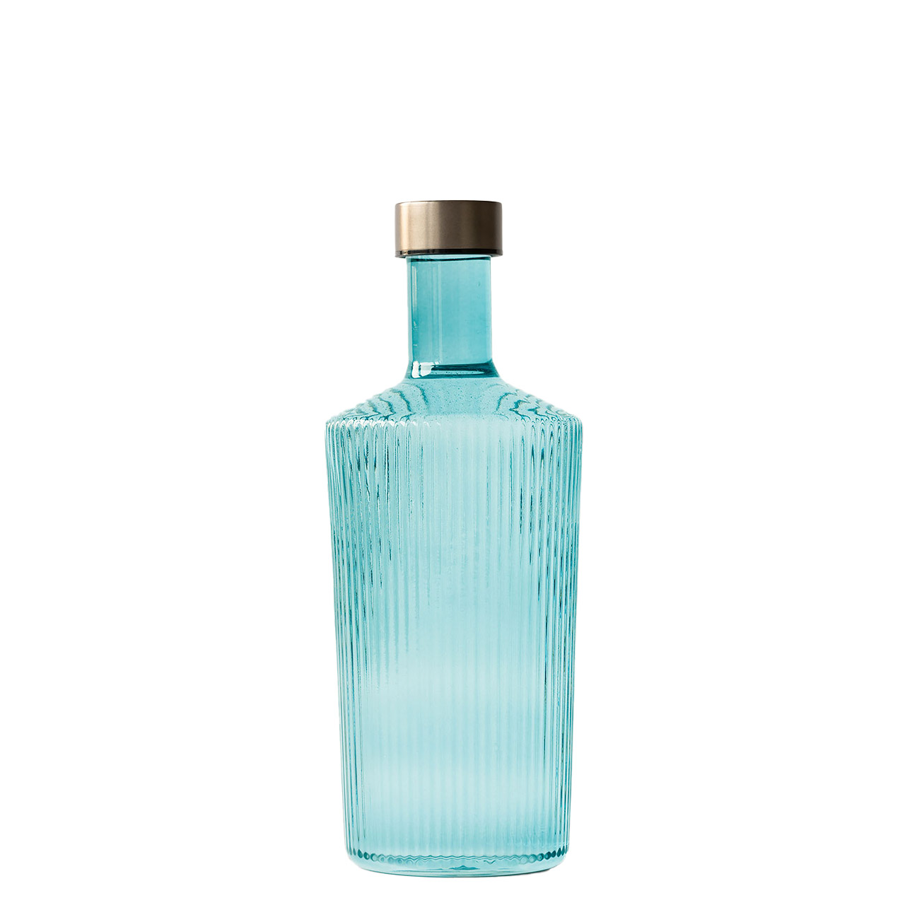 Glass bottle Lucky 1.25 l turquoise