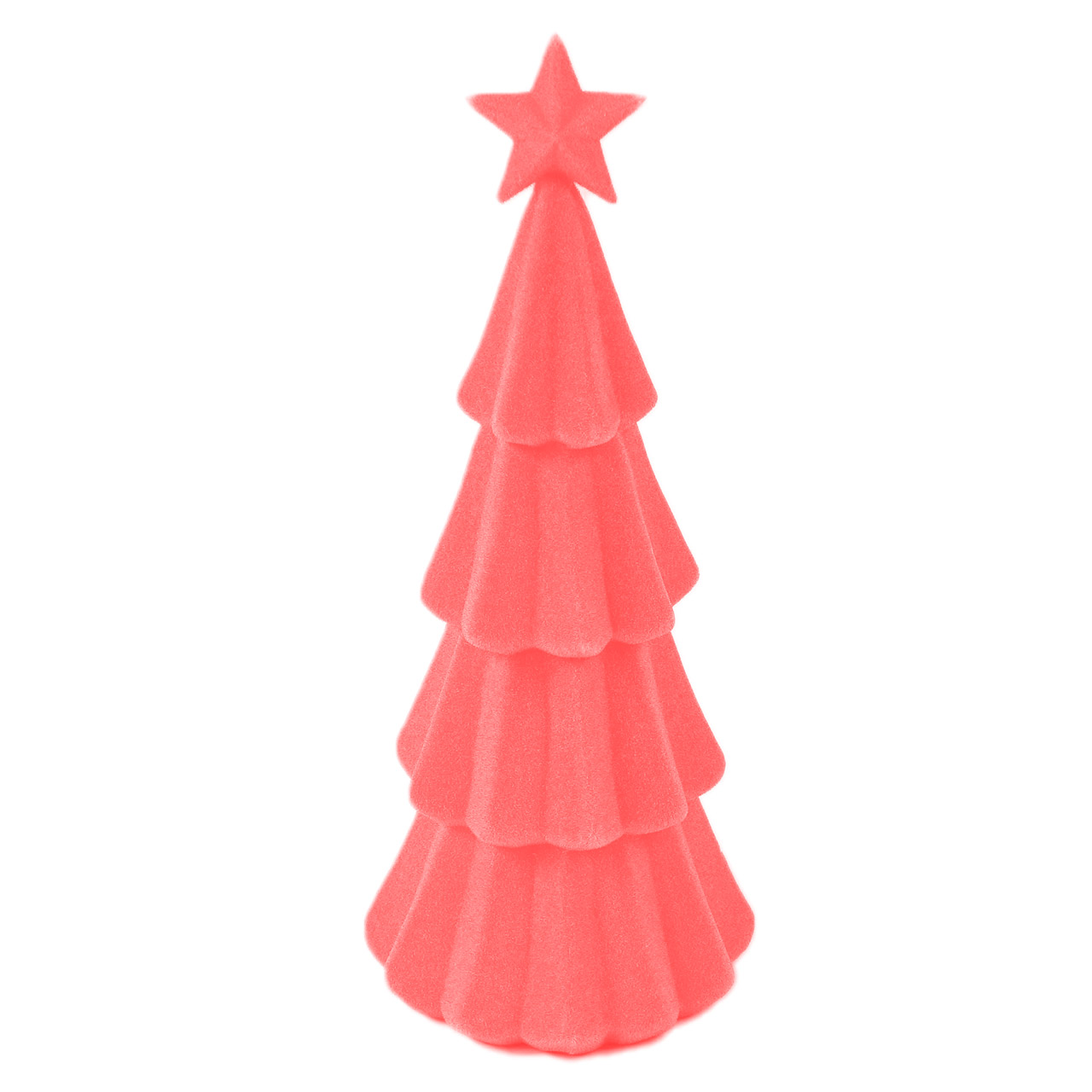 Fir with star 16x39 cm light red