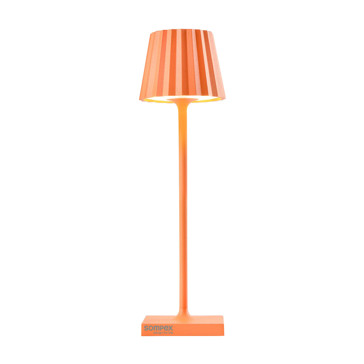 Tischlampe LED 21 cm dimmbar orange