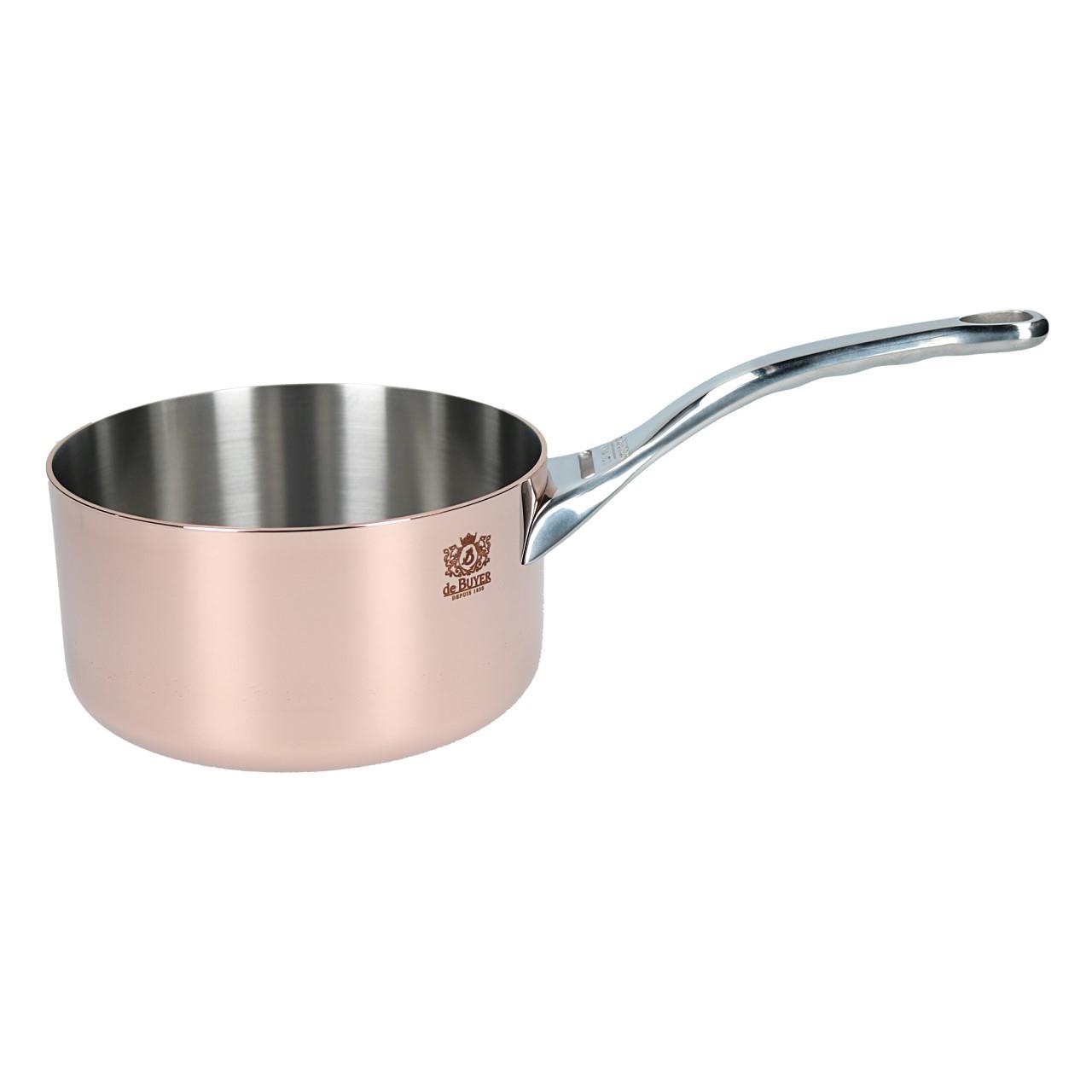 Casserole, Copper/Stainless Steel 16 cm