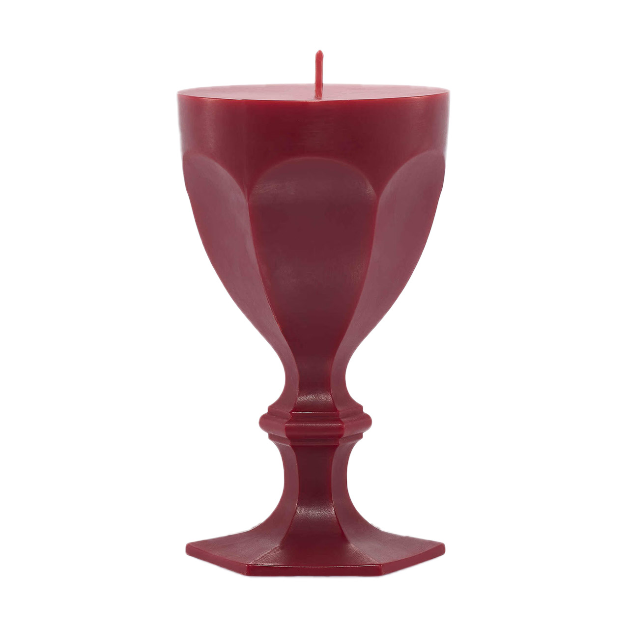 Kerze Harcourt Glas 20 cm rot