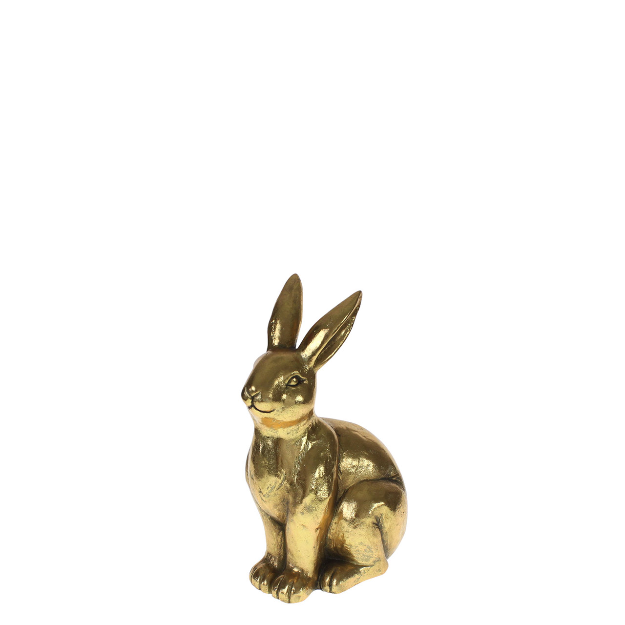 Hase 30x18x41 cm gold