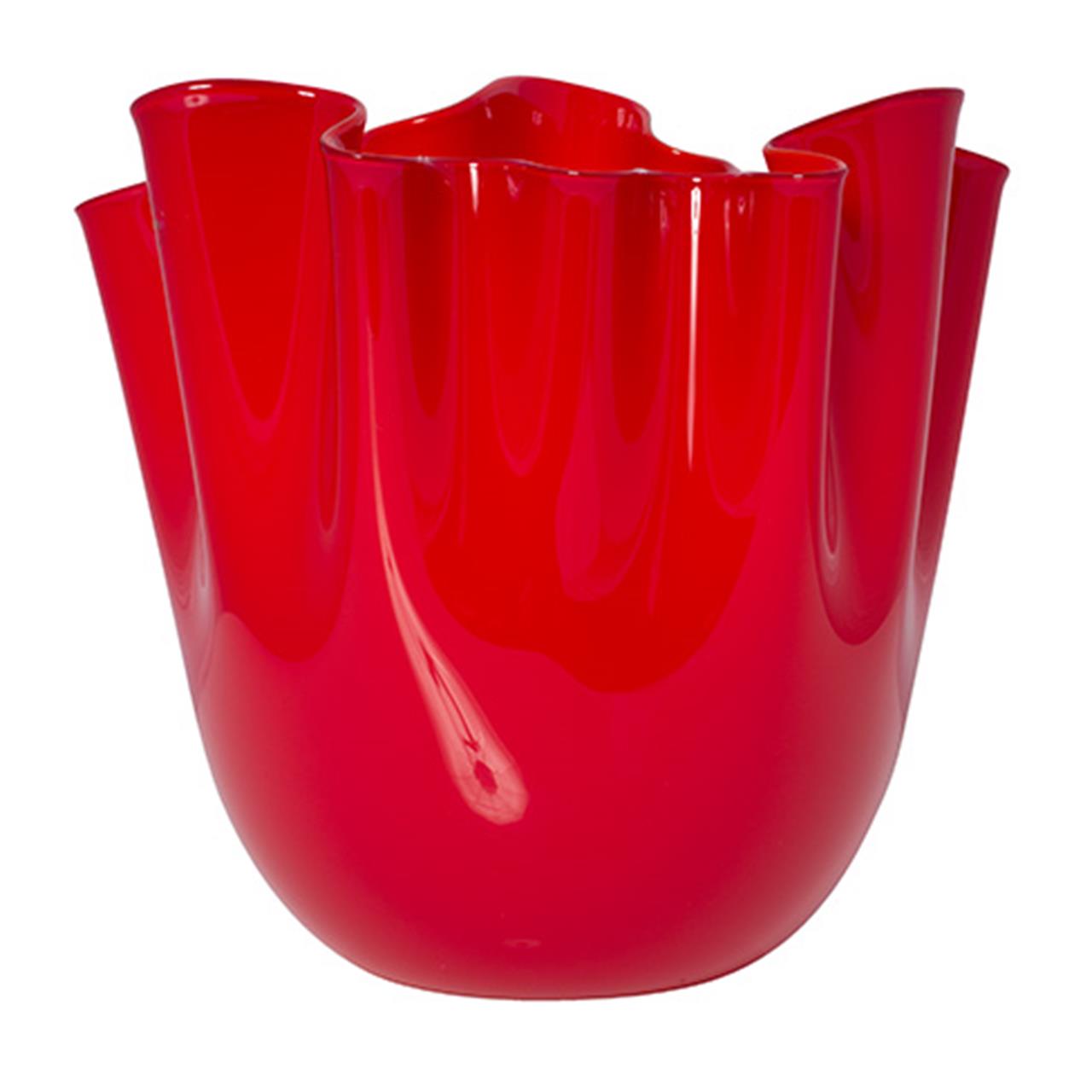 Vase 31 cm red