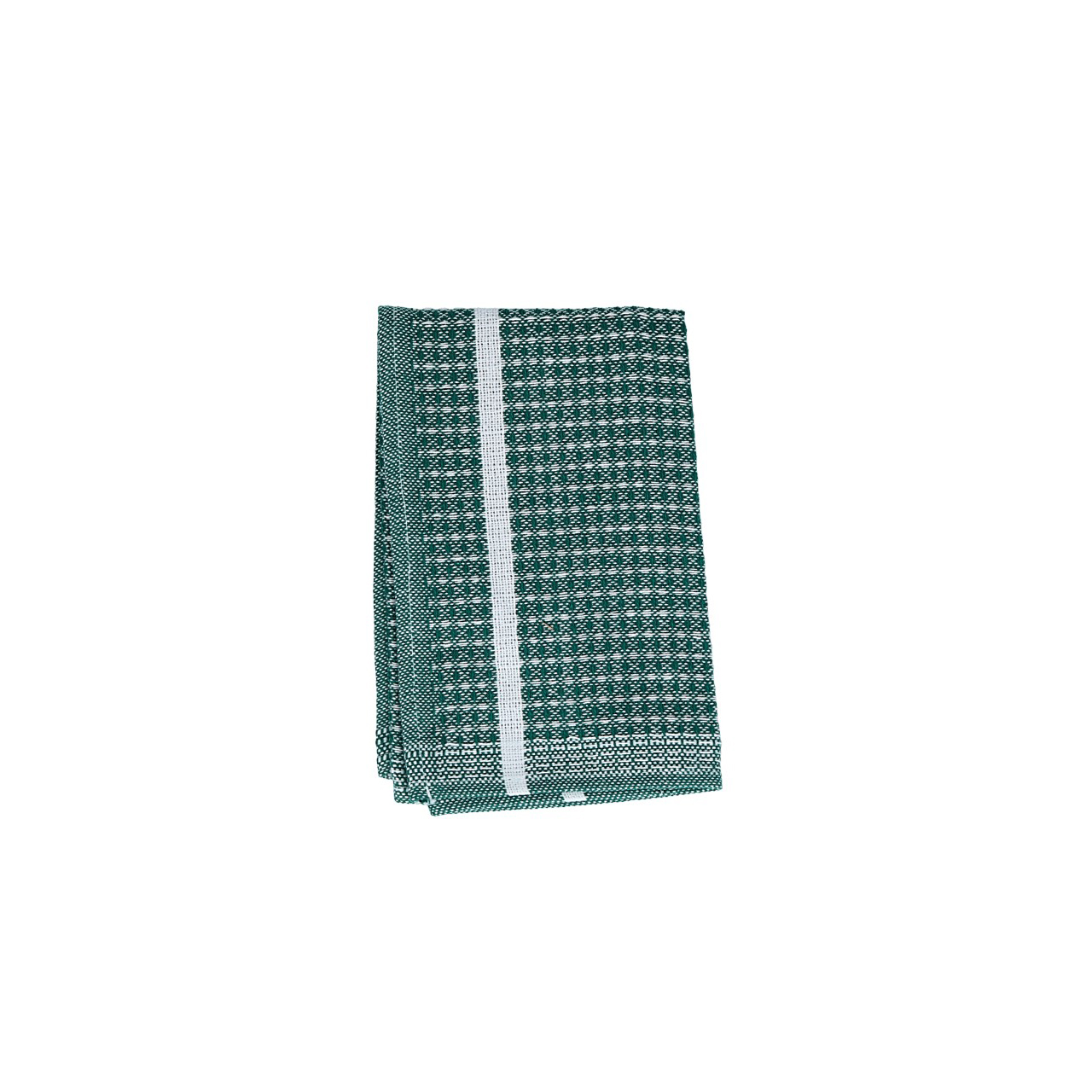 Dishtowel 41x36 cm Waffle Tissue dark green