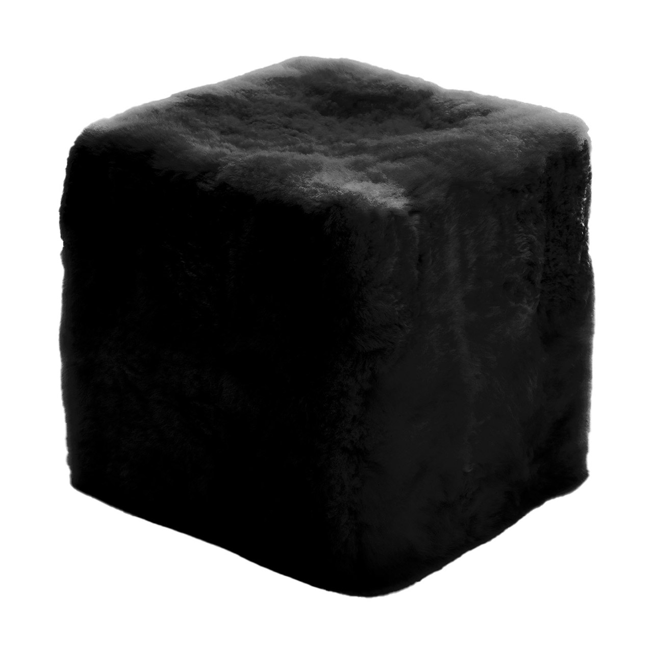 Pouf Alpaca black