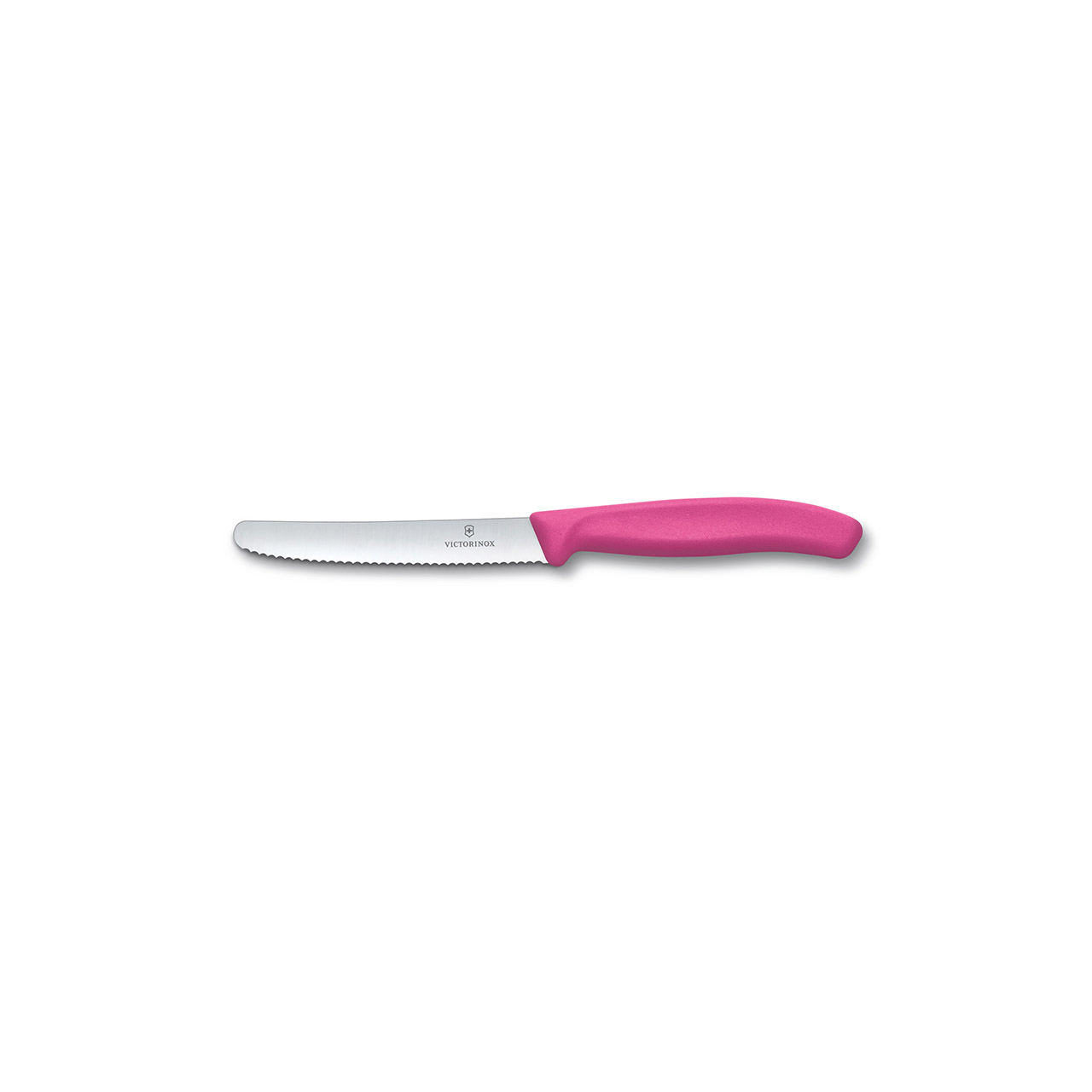 Tomato Knife Wavy Edge 14 cm pink