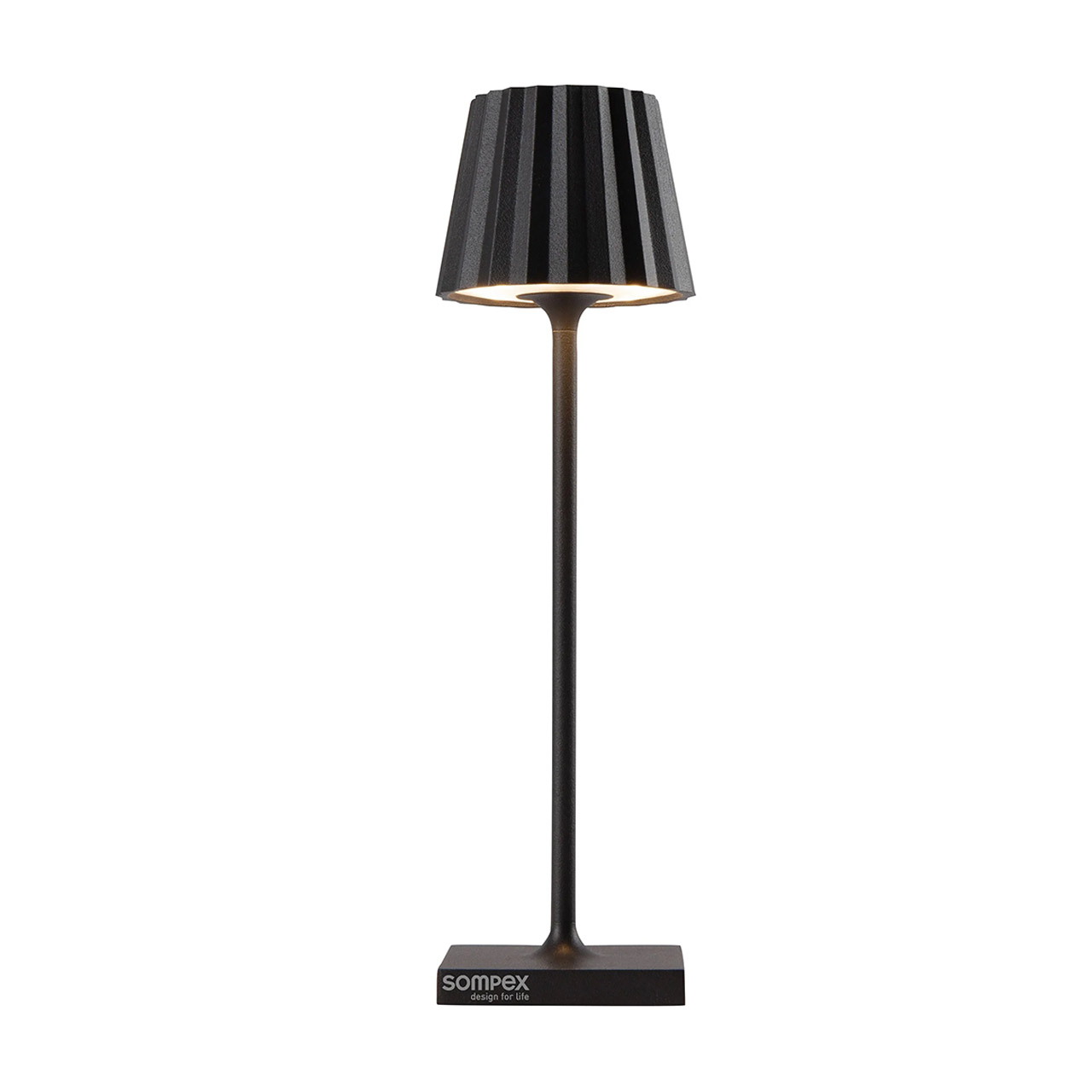 Tischlampe LED 21 cm dimmbar schwarz