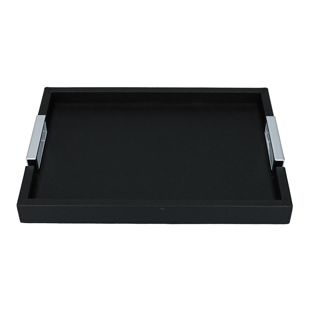 Tray small, Golf black, Stitching black