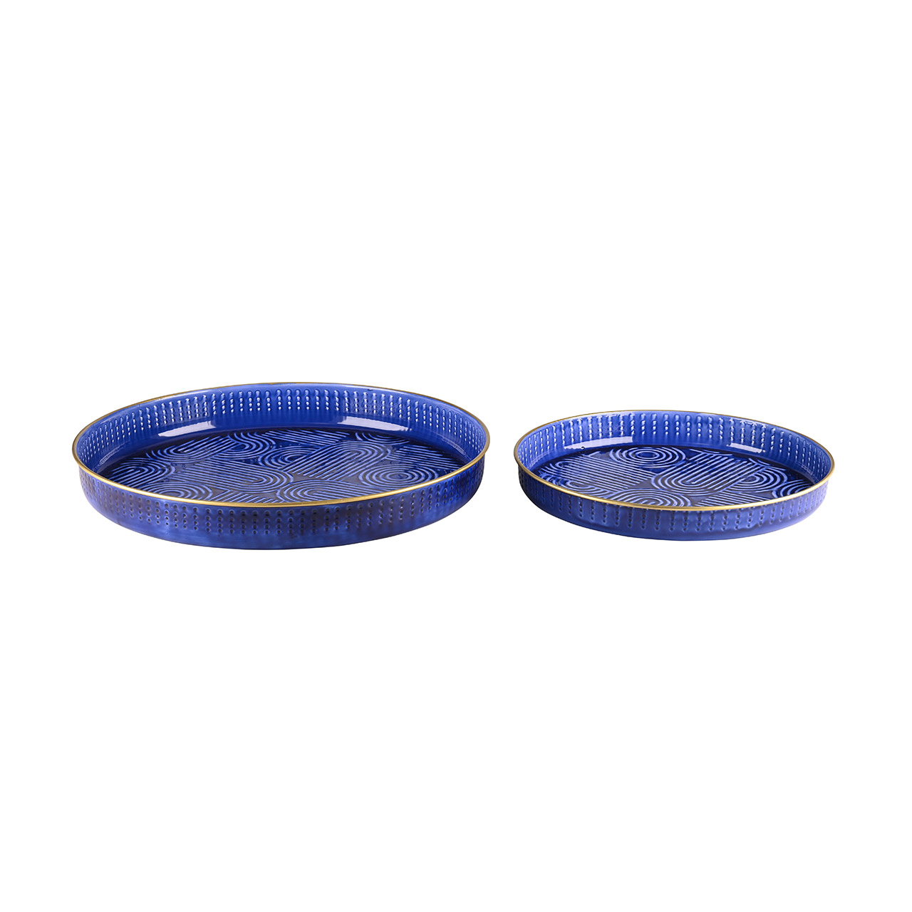 Tray set 35/45 cm blue