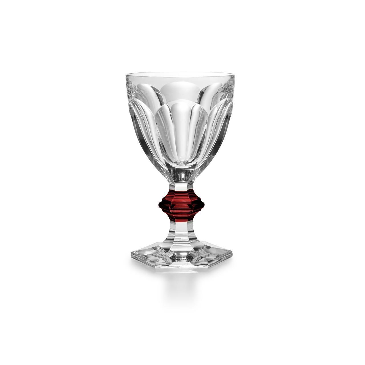 Wine Glass Nr. 2 knob red (2 pcs.)