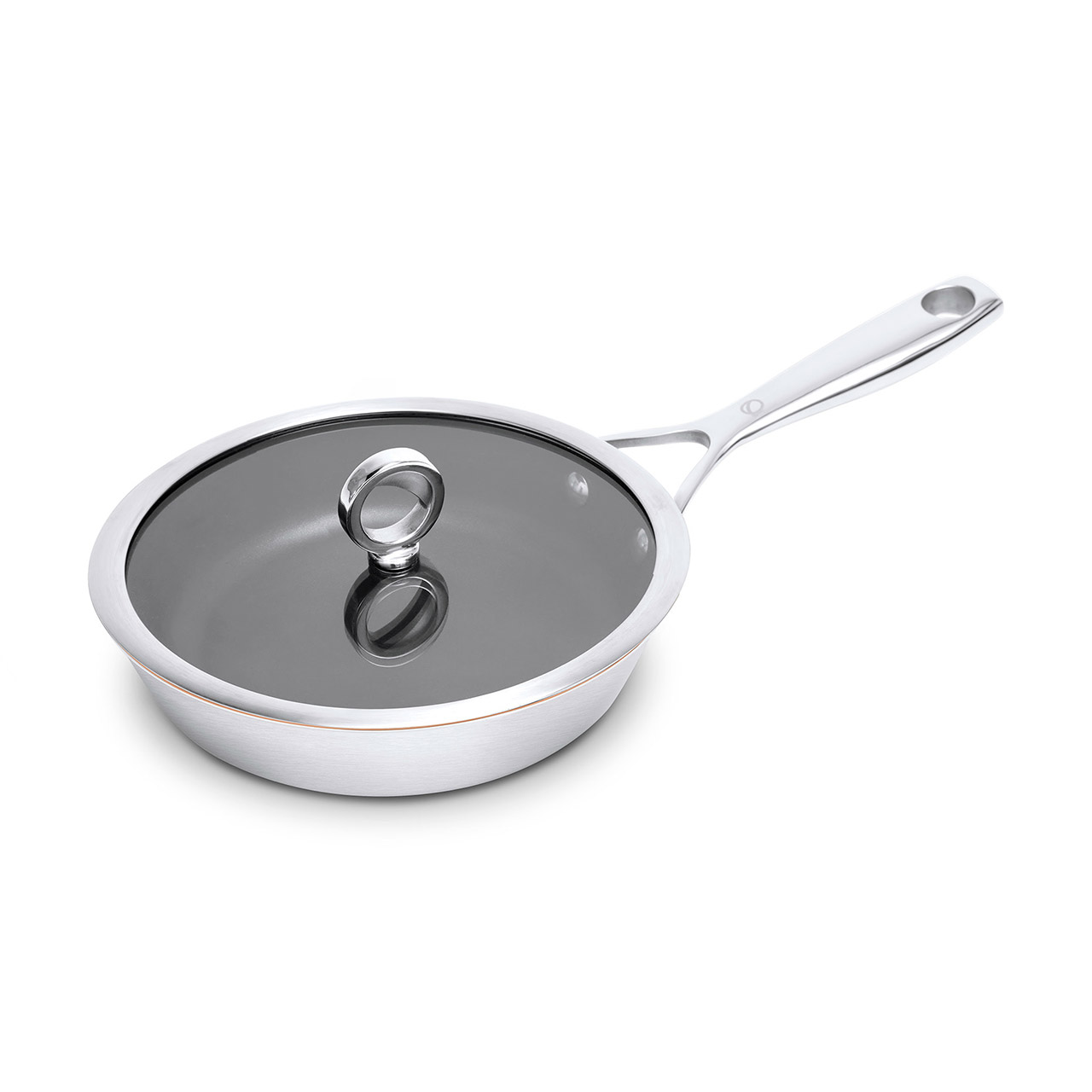 Pan with lid 20 cm coated