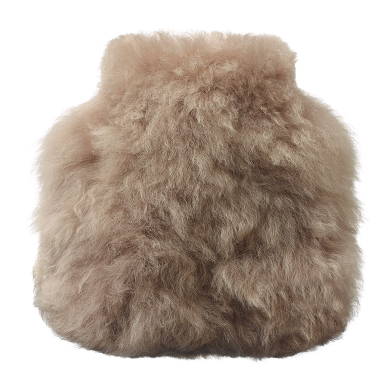 Hot Water Bottle Alpaca-Fur 0.2 l taupe