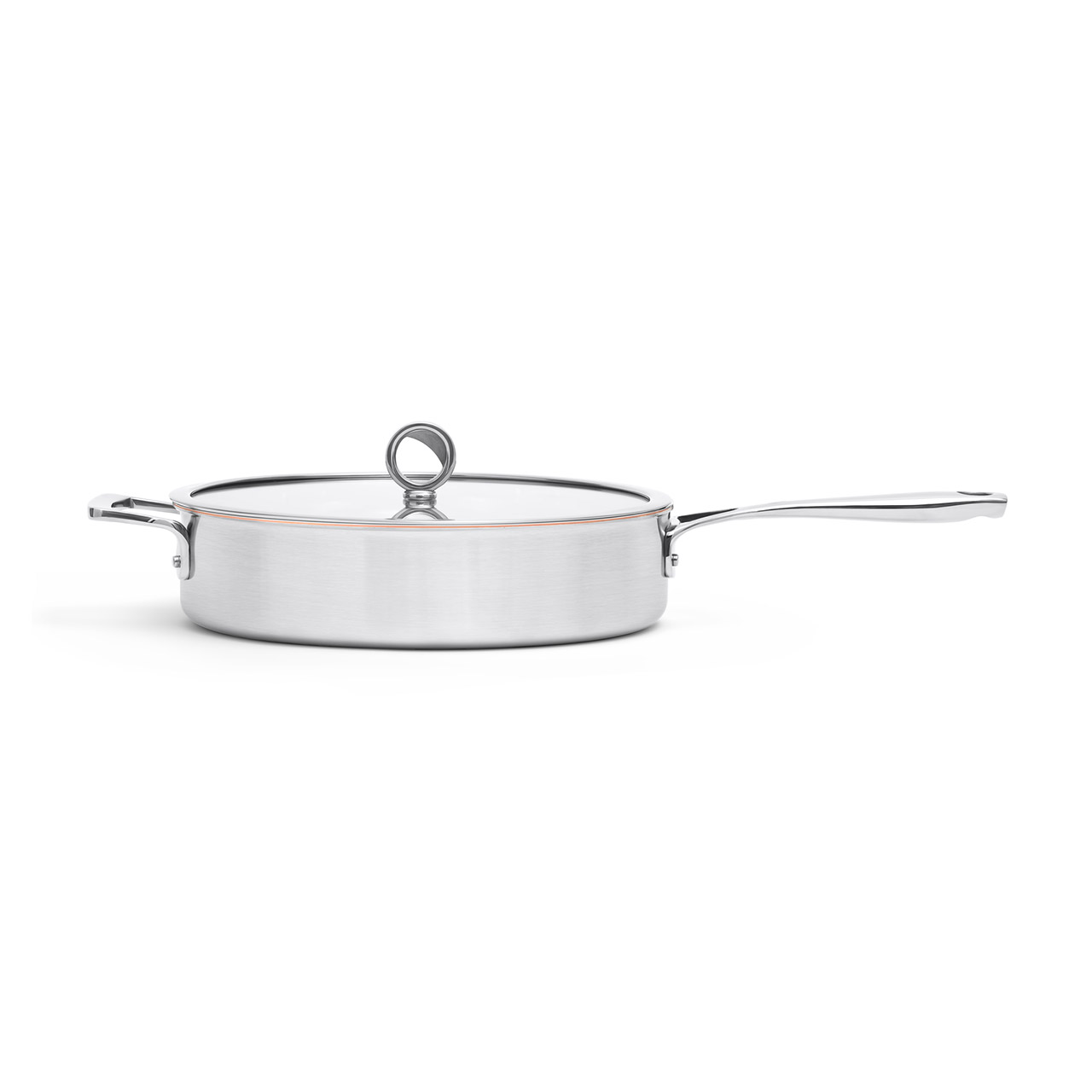 Braising pan with lid and handle 28 cm 4.00 l uncoated