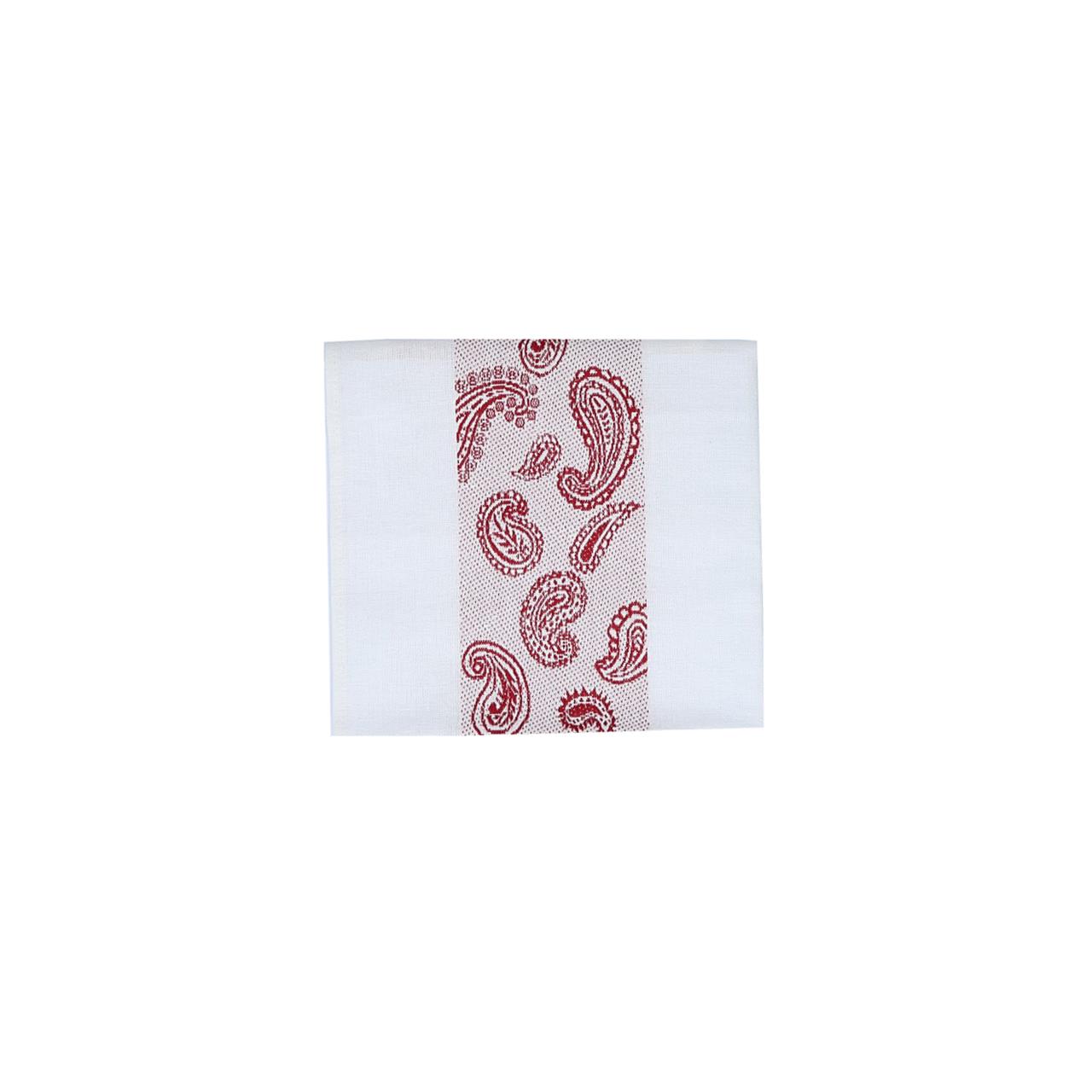 Kitchen Towel 50x70 cm Border Paisley bordeaux