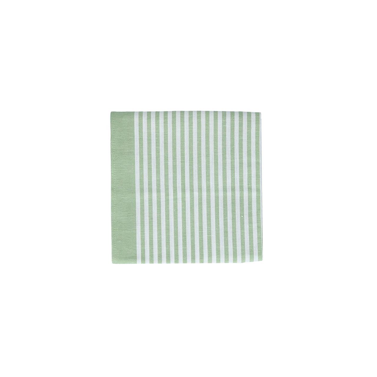 Kitchen Towel 50x70 cm Stripes small olive