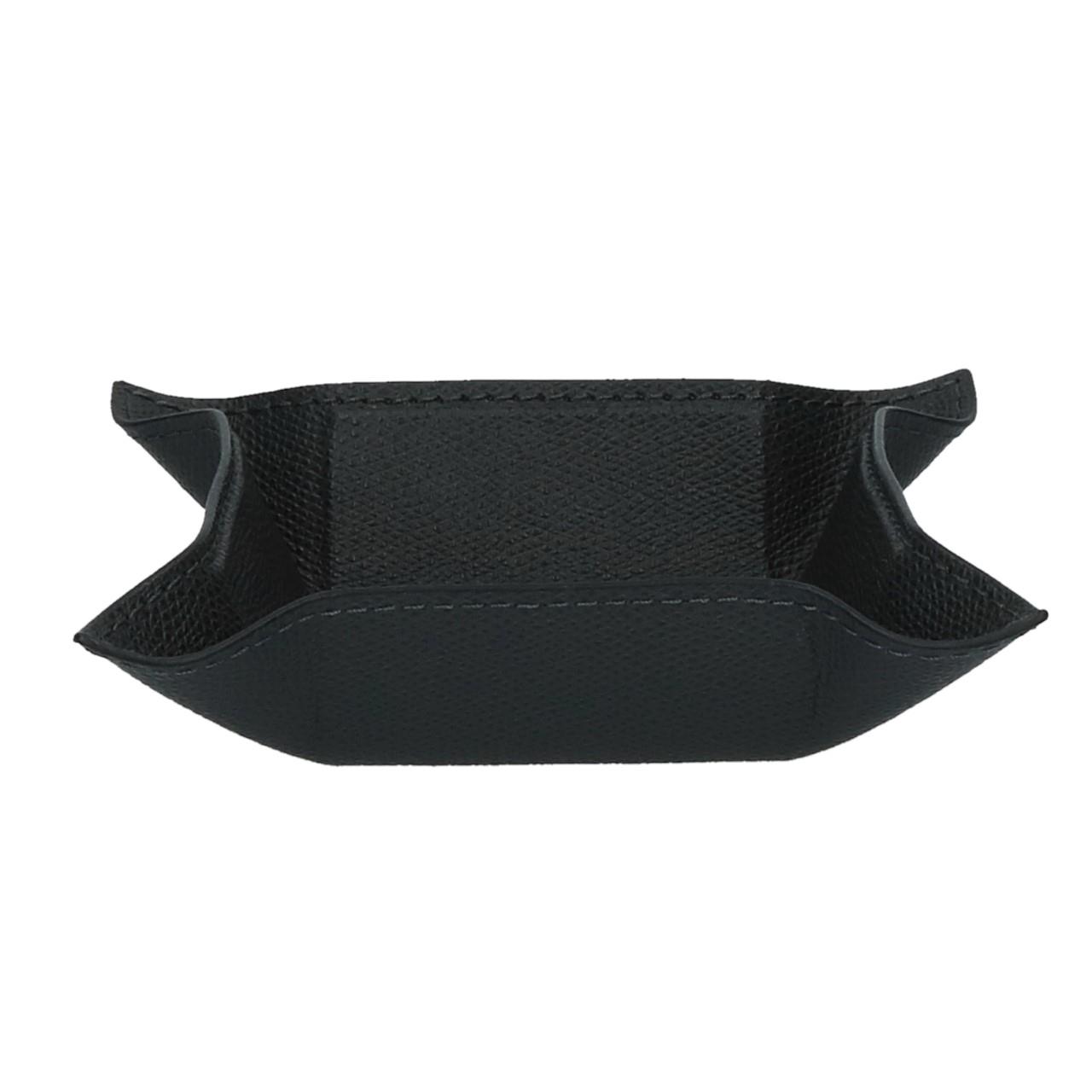 Square Valet Tray small, Golf slate, Stitching slate