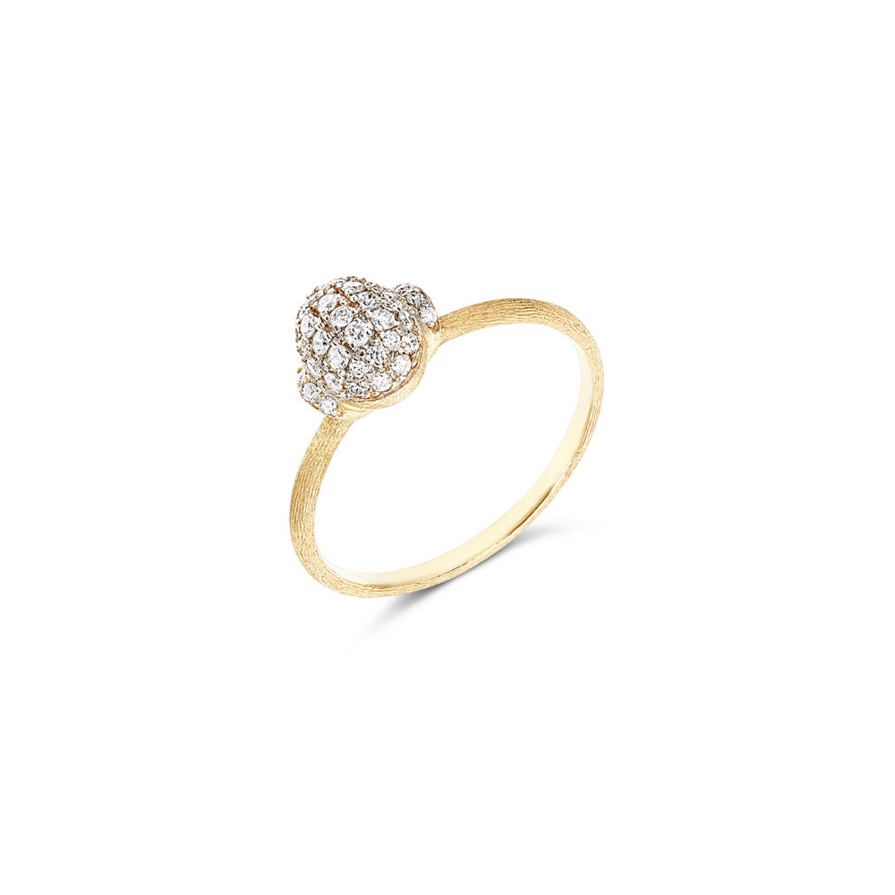 Ring 750/- Gelbgold Diamanten 0,248 ct W54