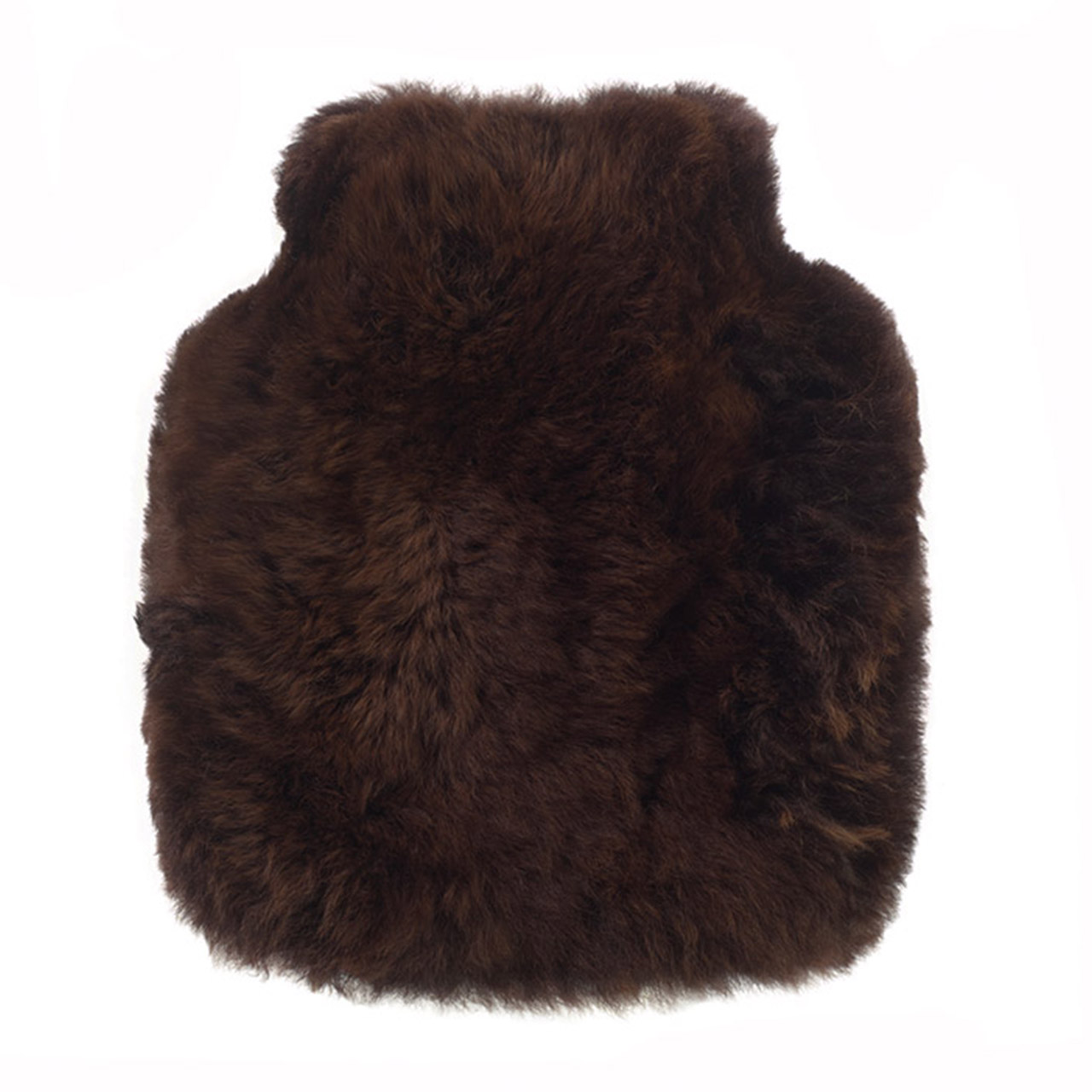 Hot Water Bottle Alpaca-Fur 0.2 l brown