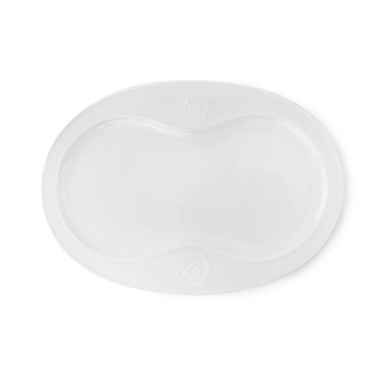 Plateau 24.5 cm white