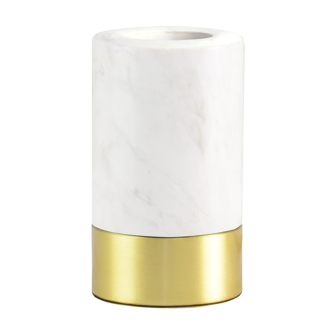 Base dimmable 11.5 cm gold marble white